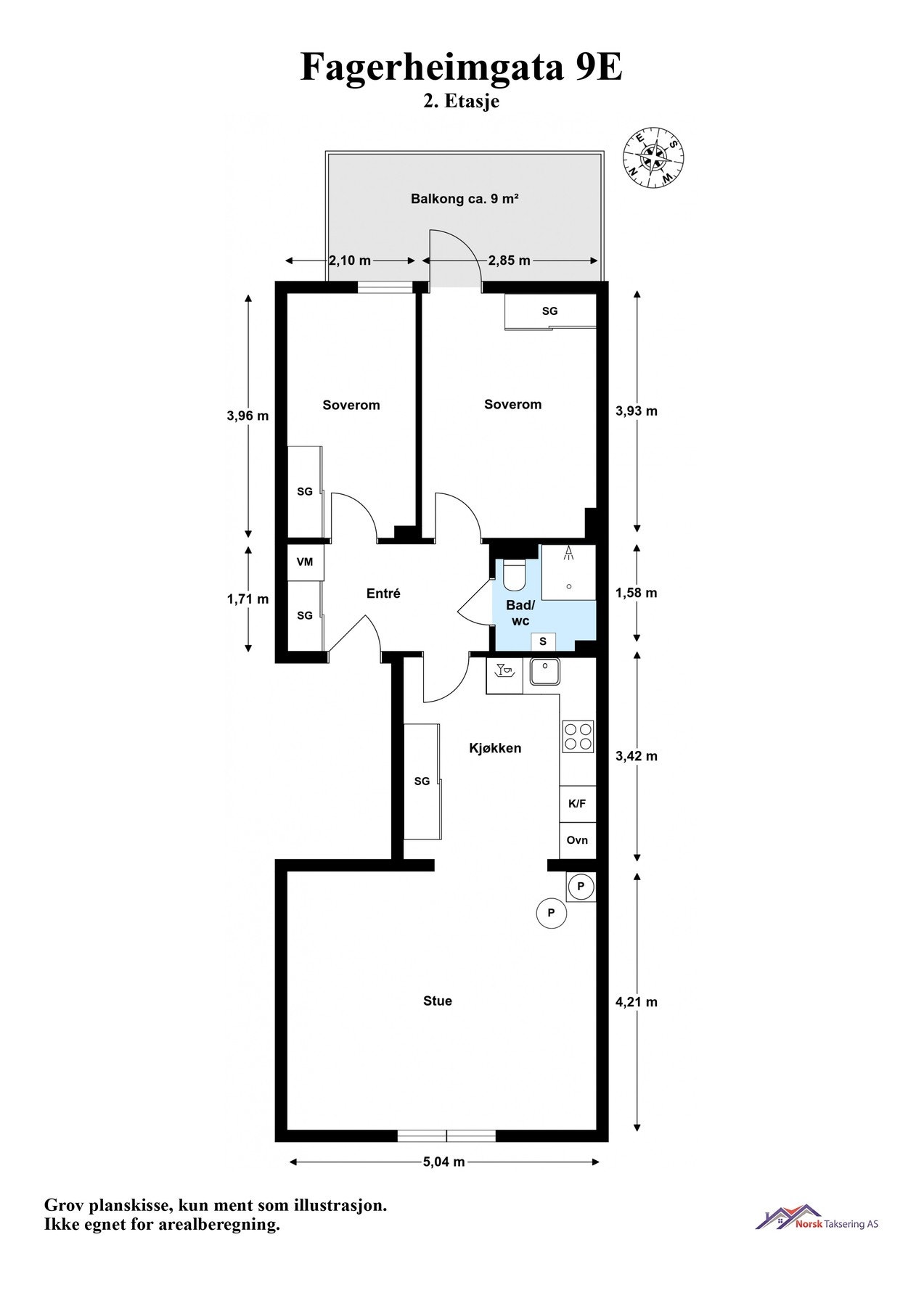 Planskisse Galleribilde