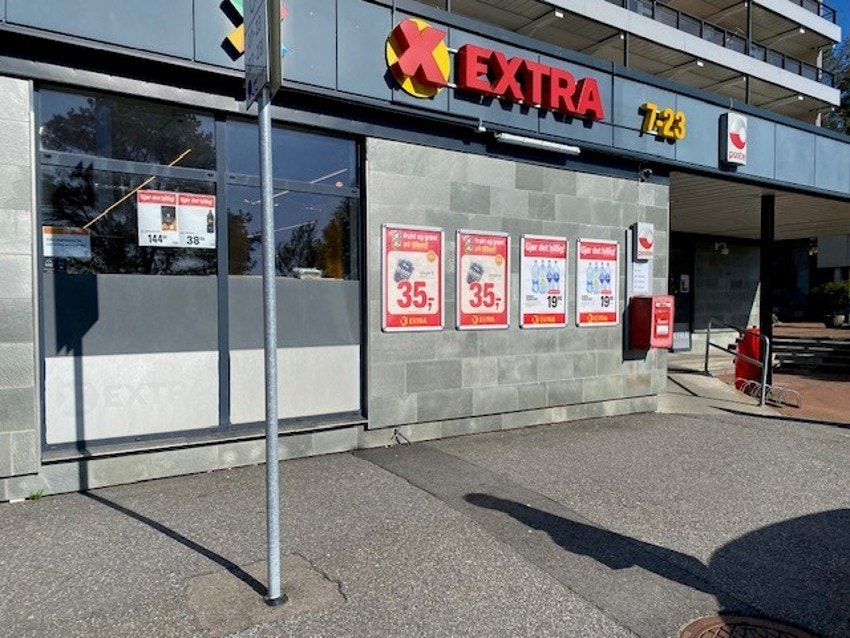 Veldig praktisk med dagligvarebutikk like ved borettslaget. Galleribilde