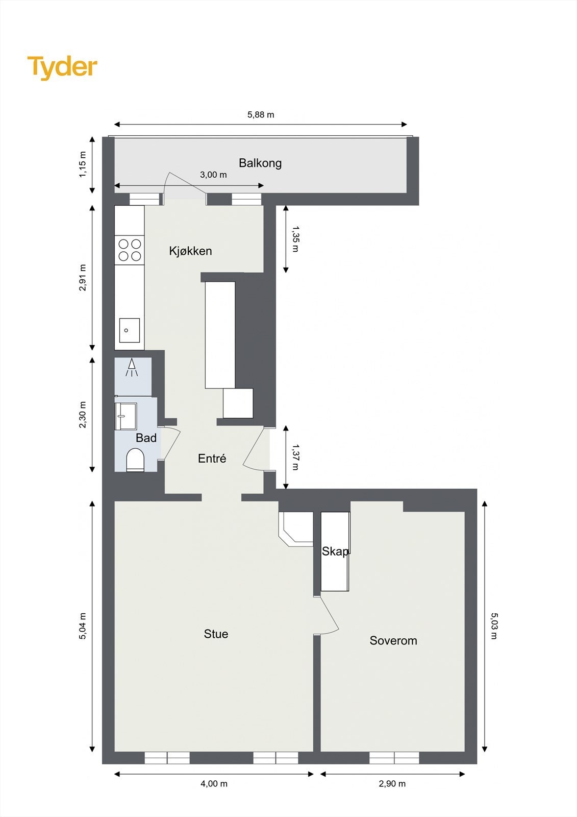 Plantegning. Galleribilde