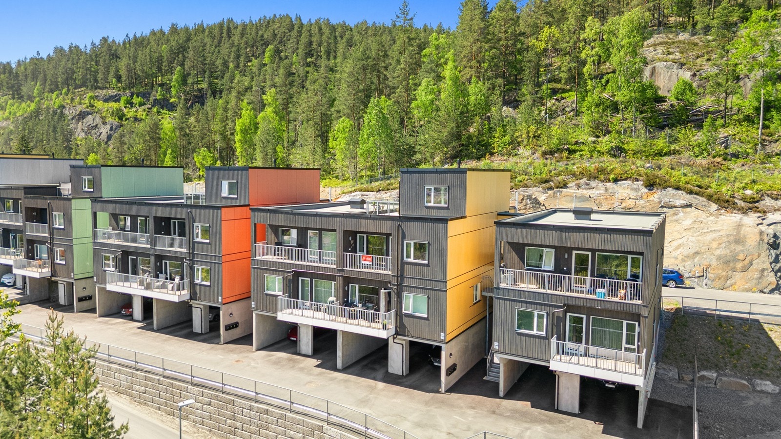 Penthousen som selges ligger lengst mot nord og blir ikke berørt av Trinn 2 Galleribilde