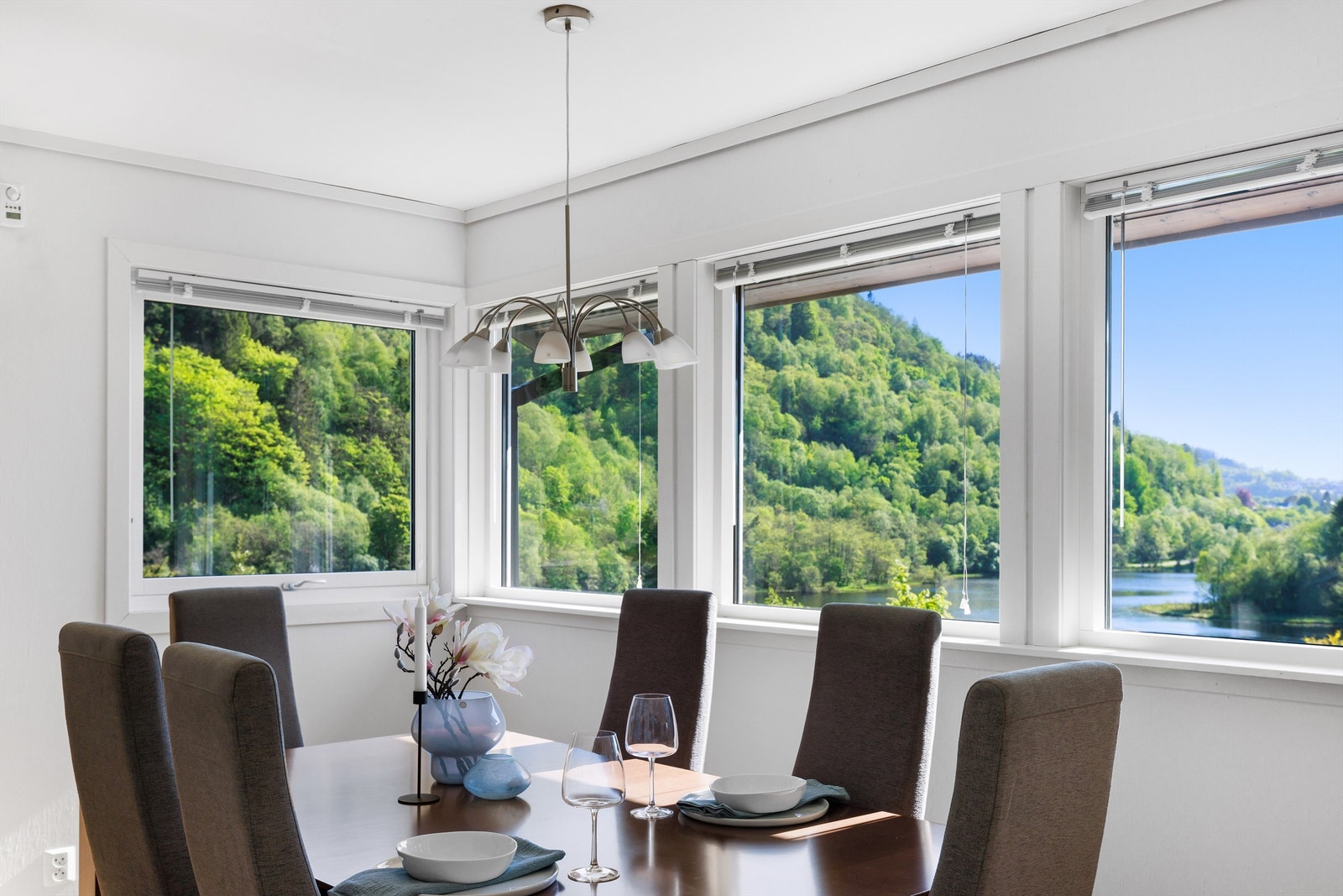 Også flott utsikt fra spisestuen. Galleribilde