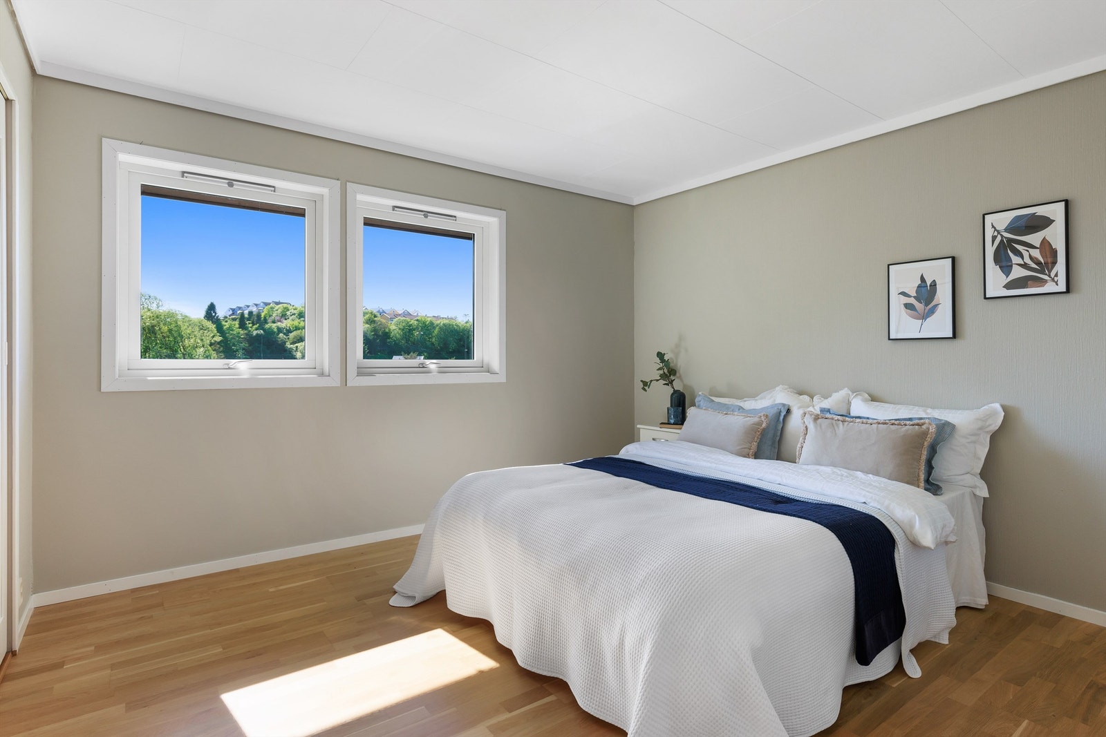 Hovedsoverommet er ca. 14 kvm. Galleribilde