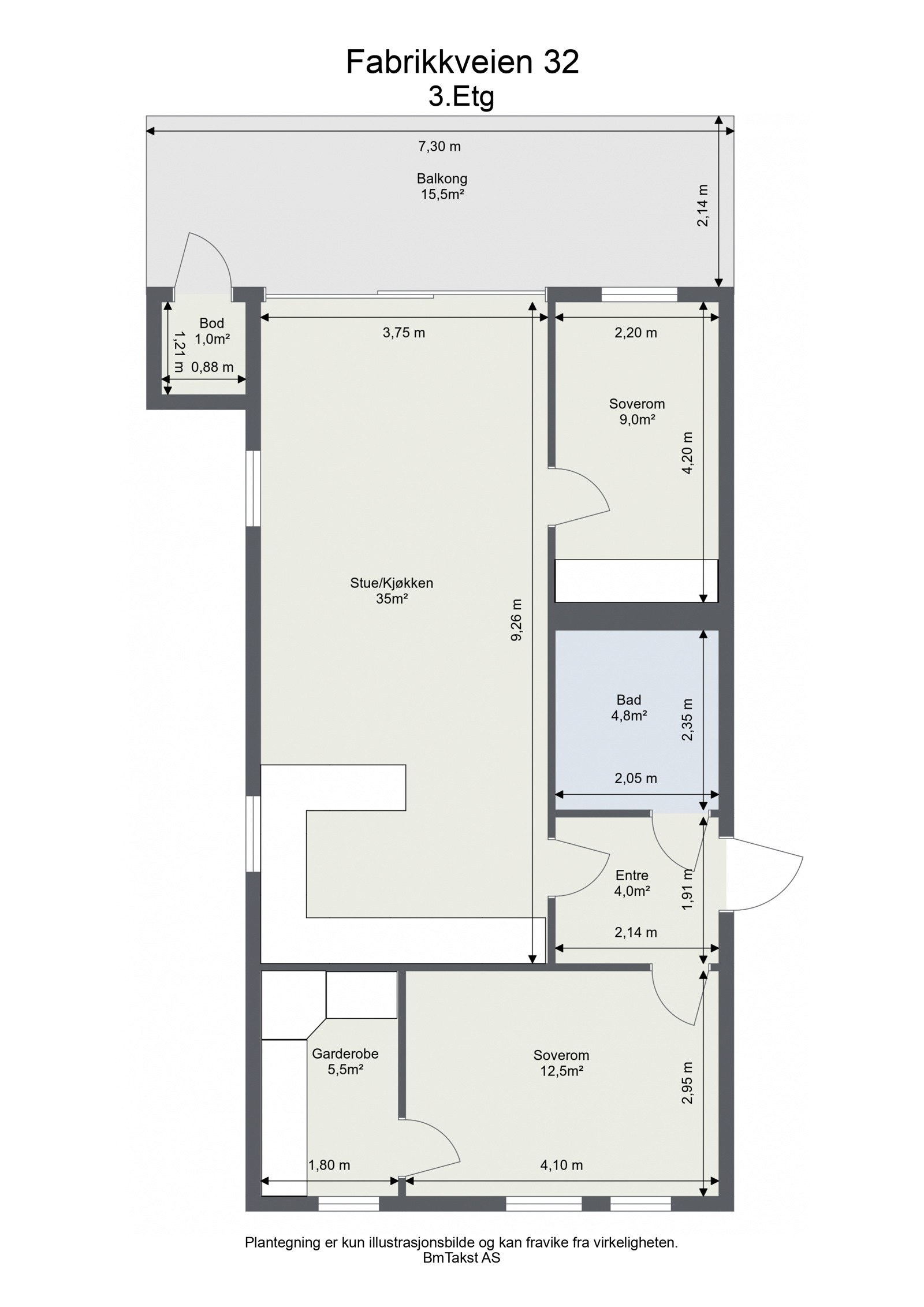 Plantegning Galleribilde