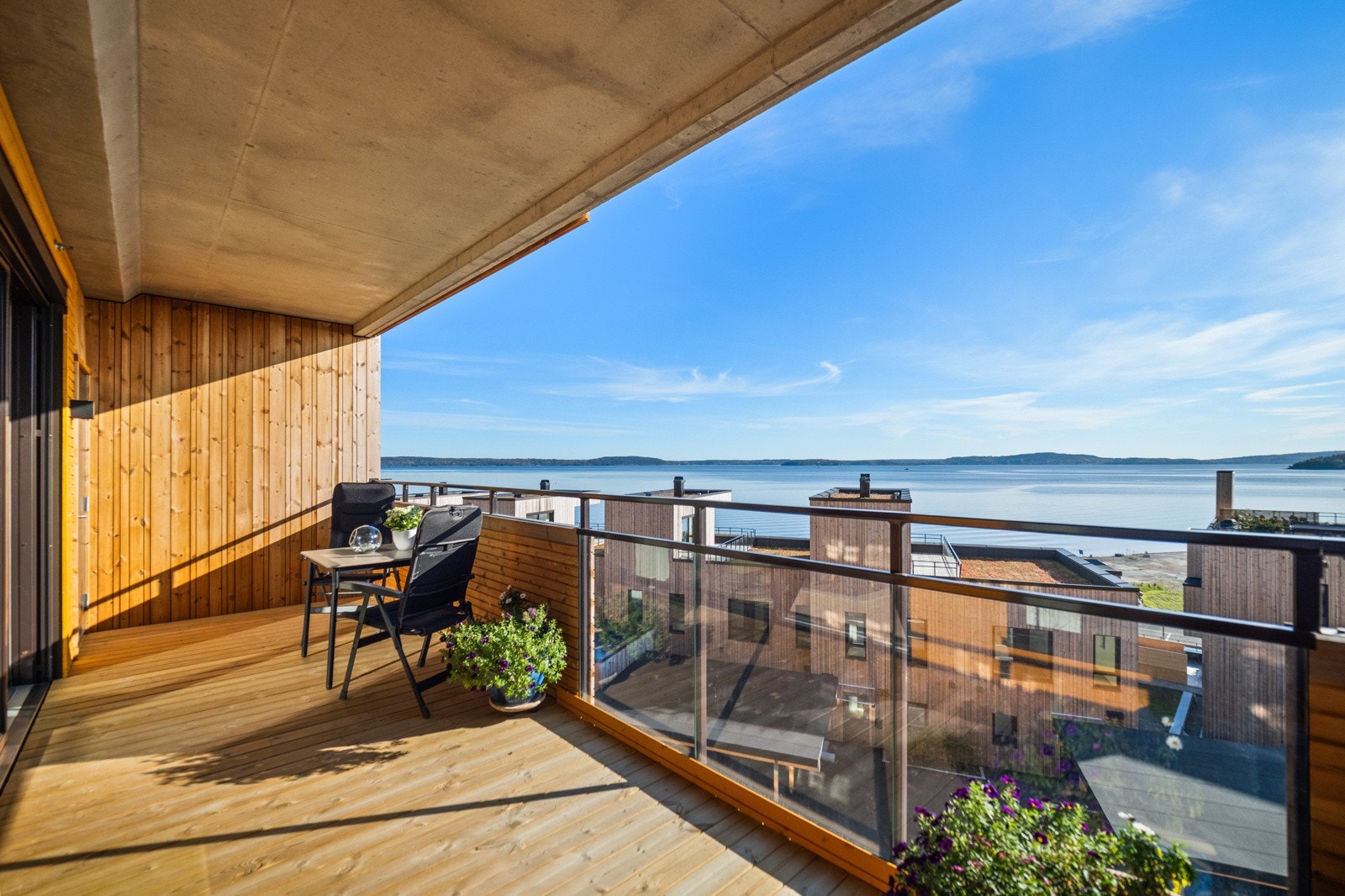 Overbygd terrasse Galleribilde