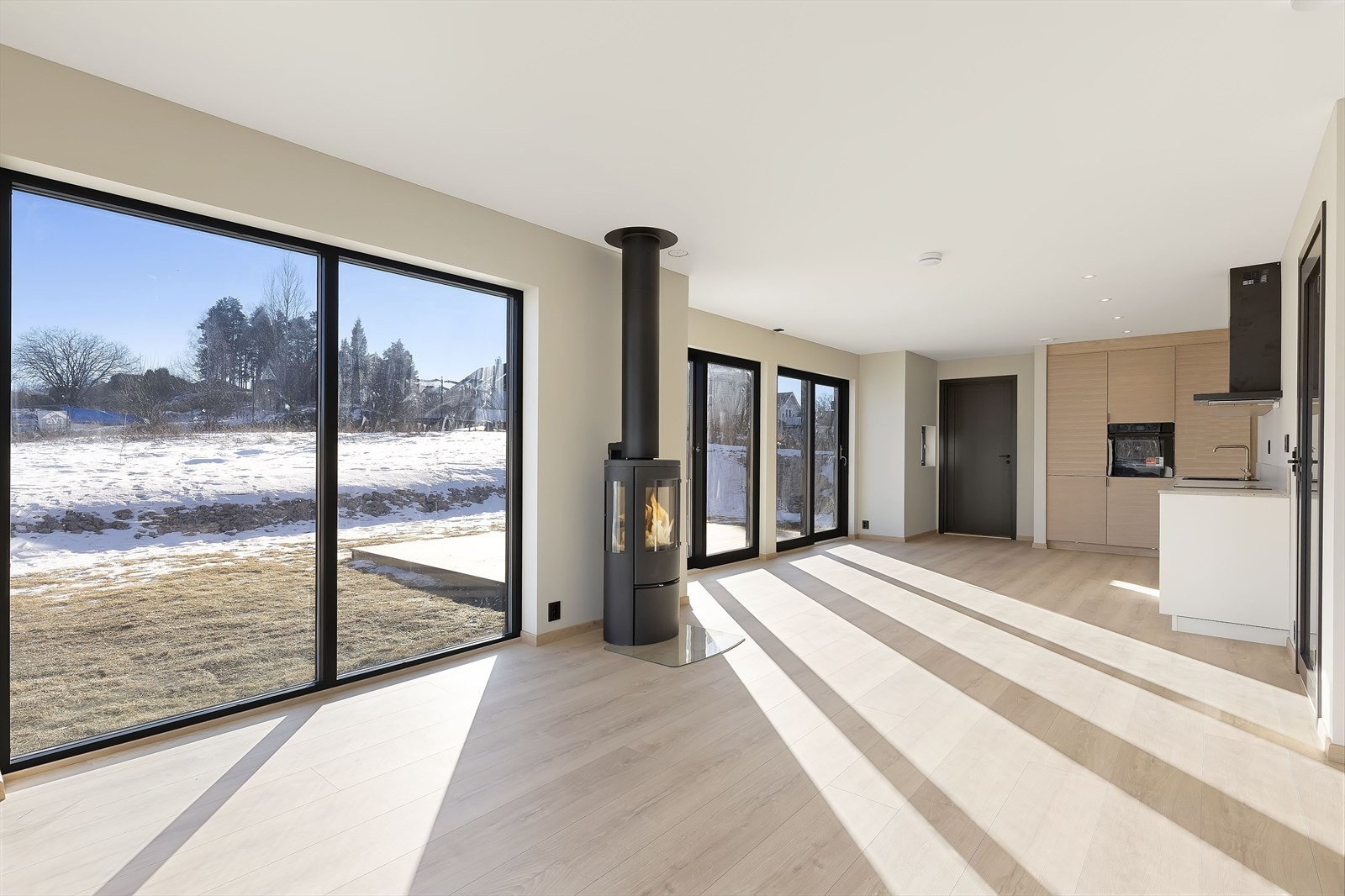 Det er også balansert ventilasjon med varmegjenvinning i boligen Galleribilde