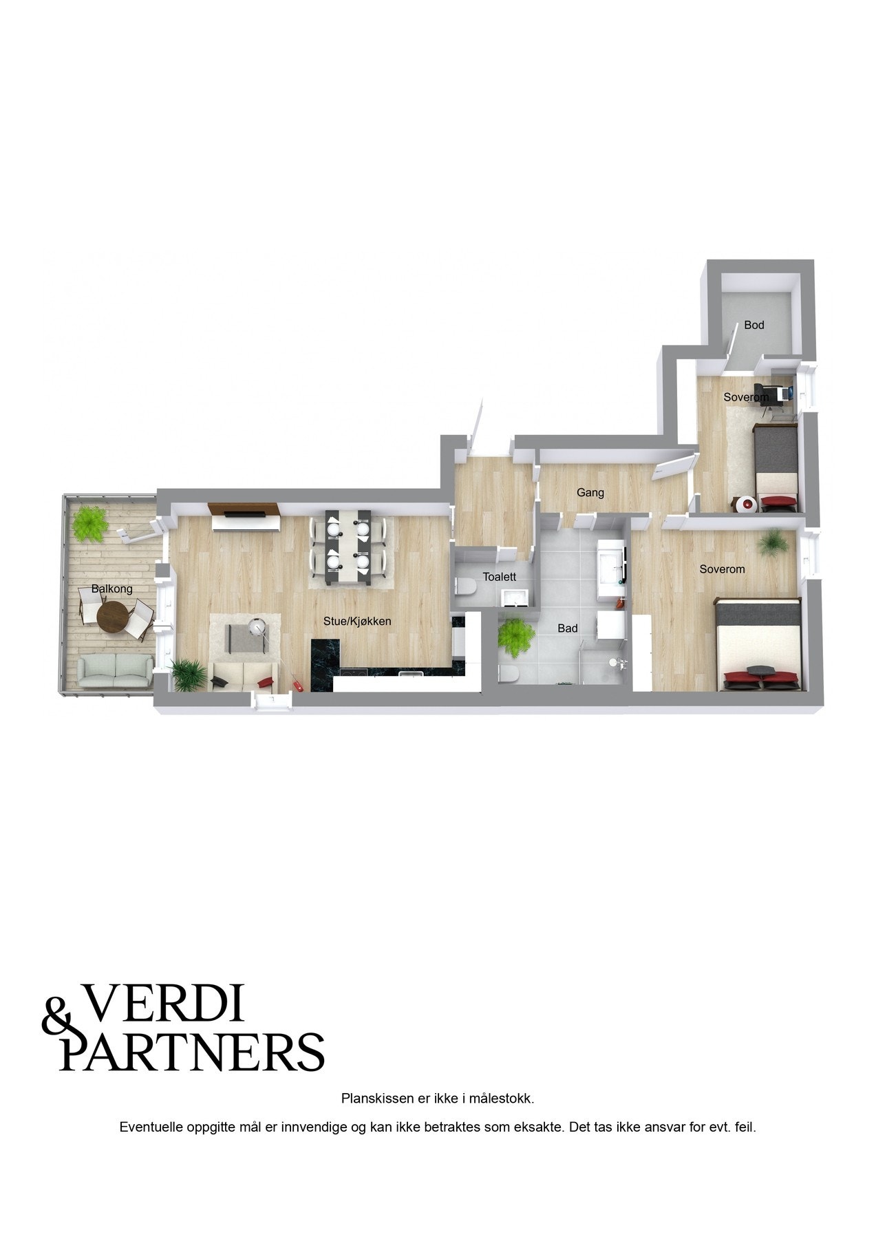 Plantegning Galleribilde