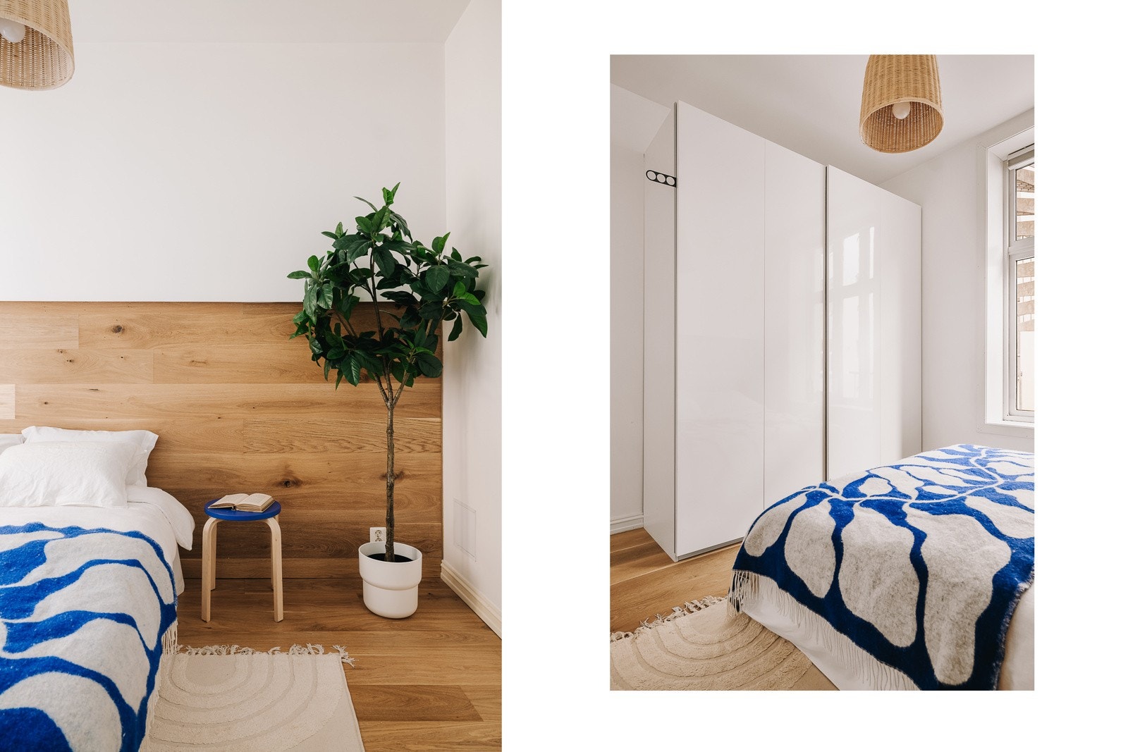 Hovedsoverommet har plass til dobbeltseng og en romslig garderobeløsning, perfekt for deg som ønsker både komfort og praktisk oppbevaring. Galleribilde