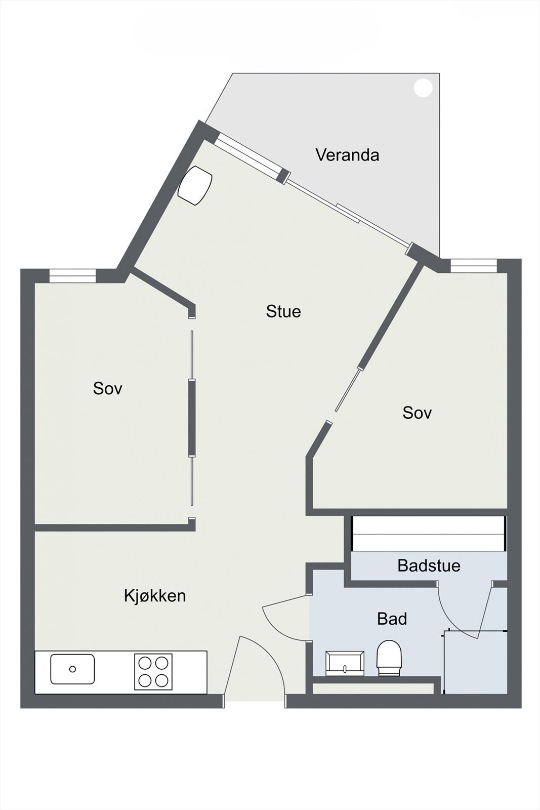 Plantegning. Galleribilde