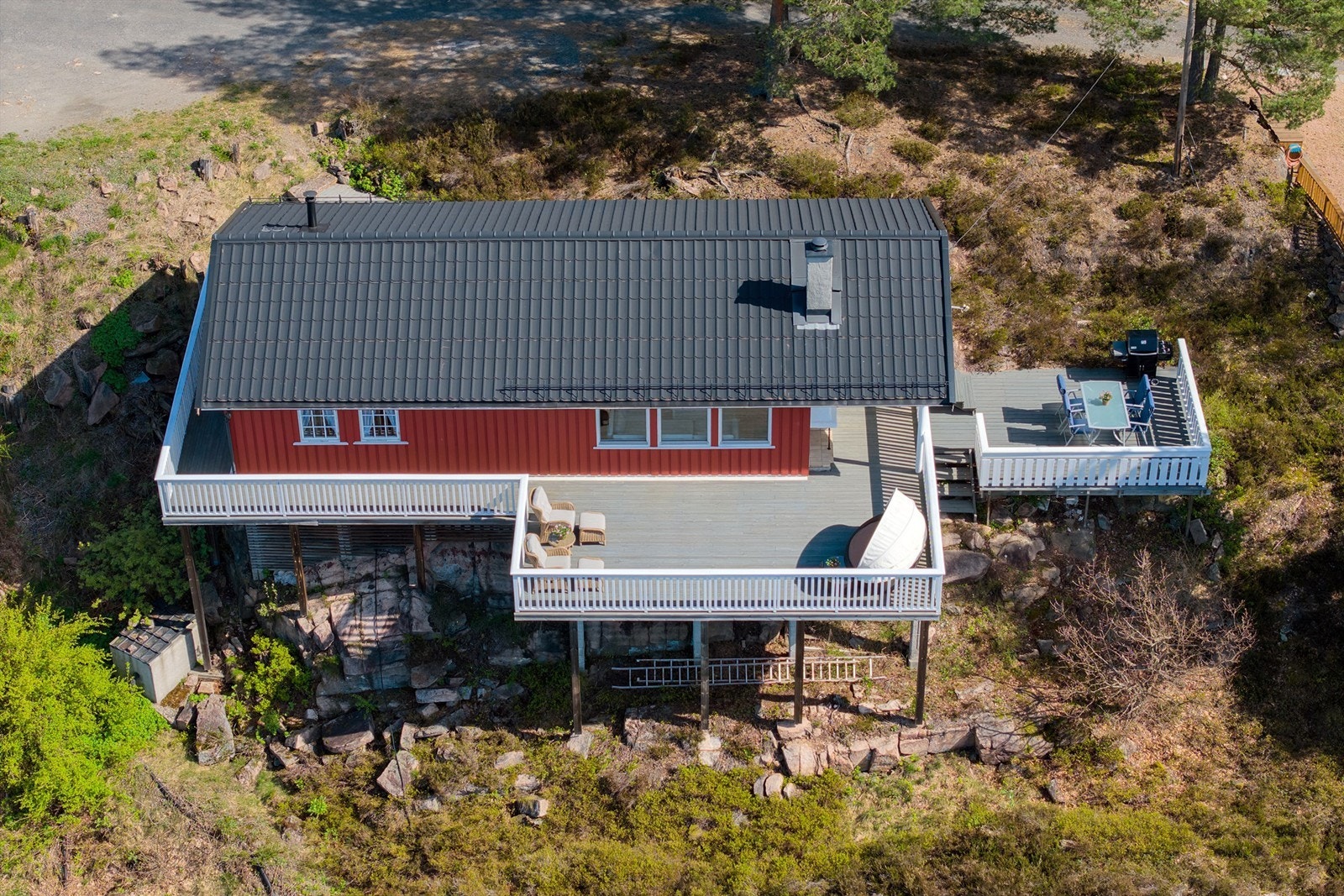 Dronebilde Galleribilde