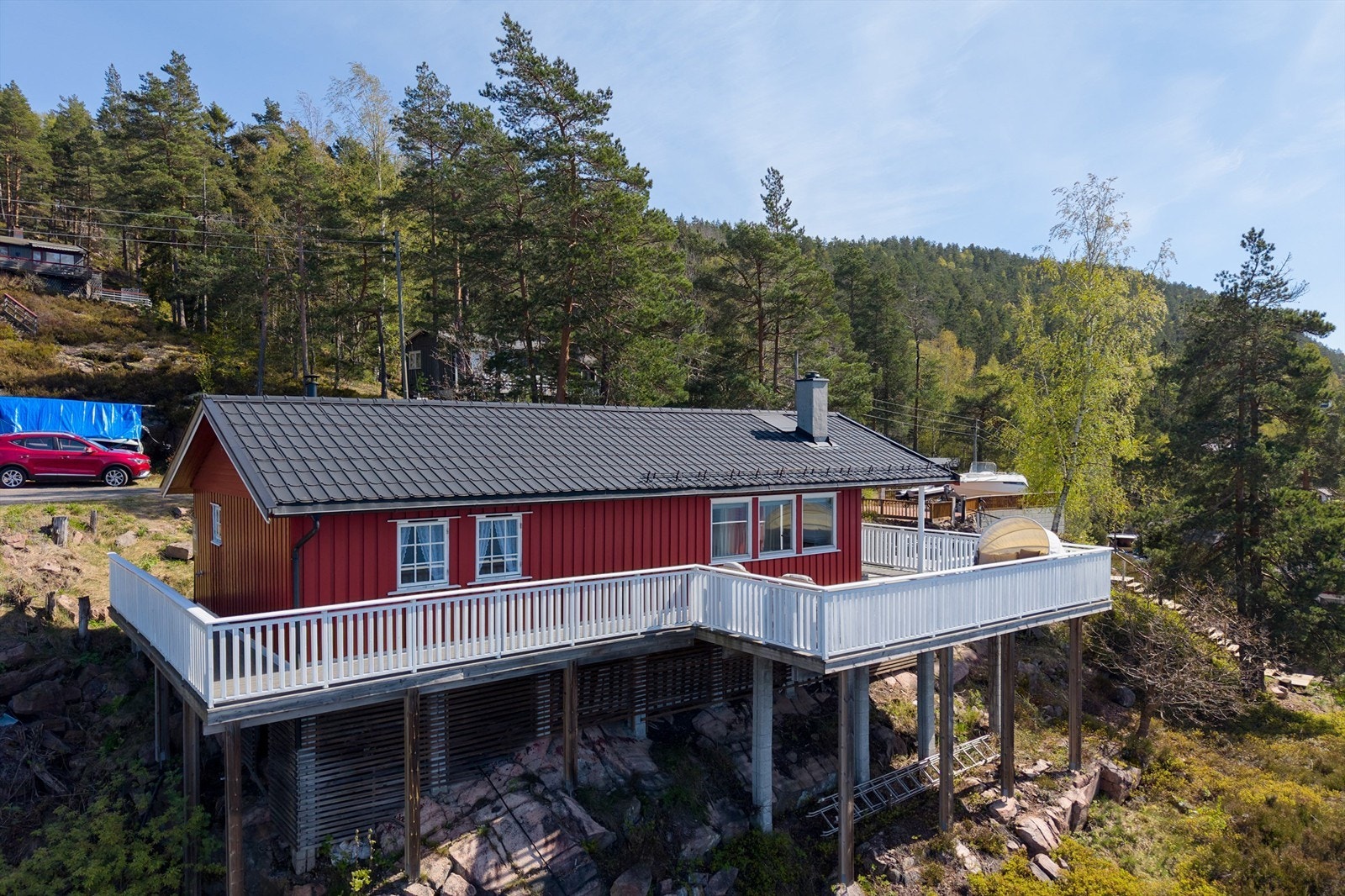Dronebilde Galleribilde