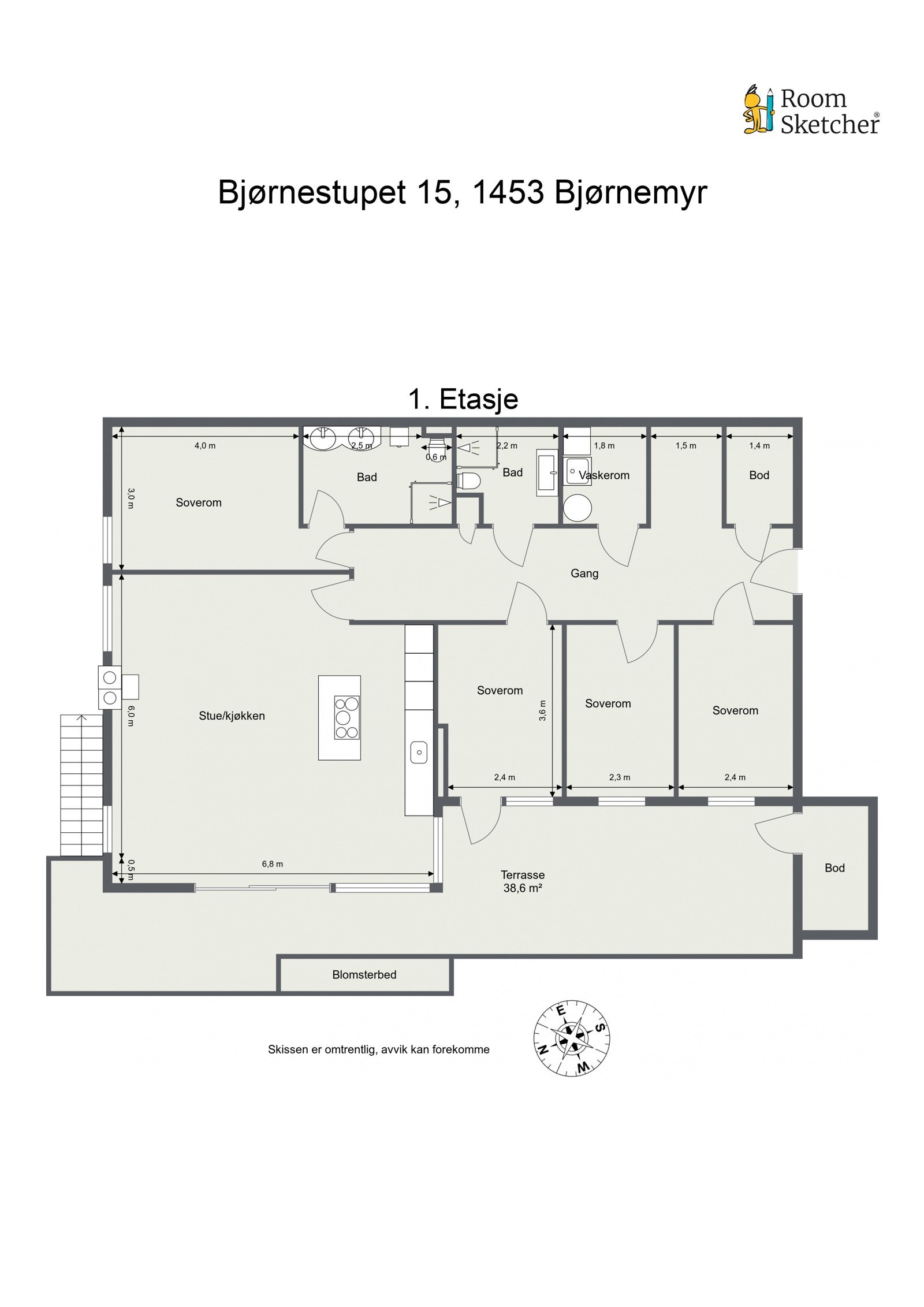 Plantegning. Galleribilde