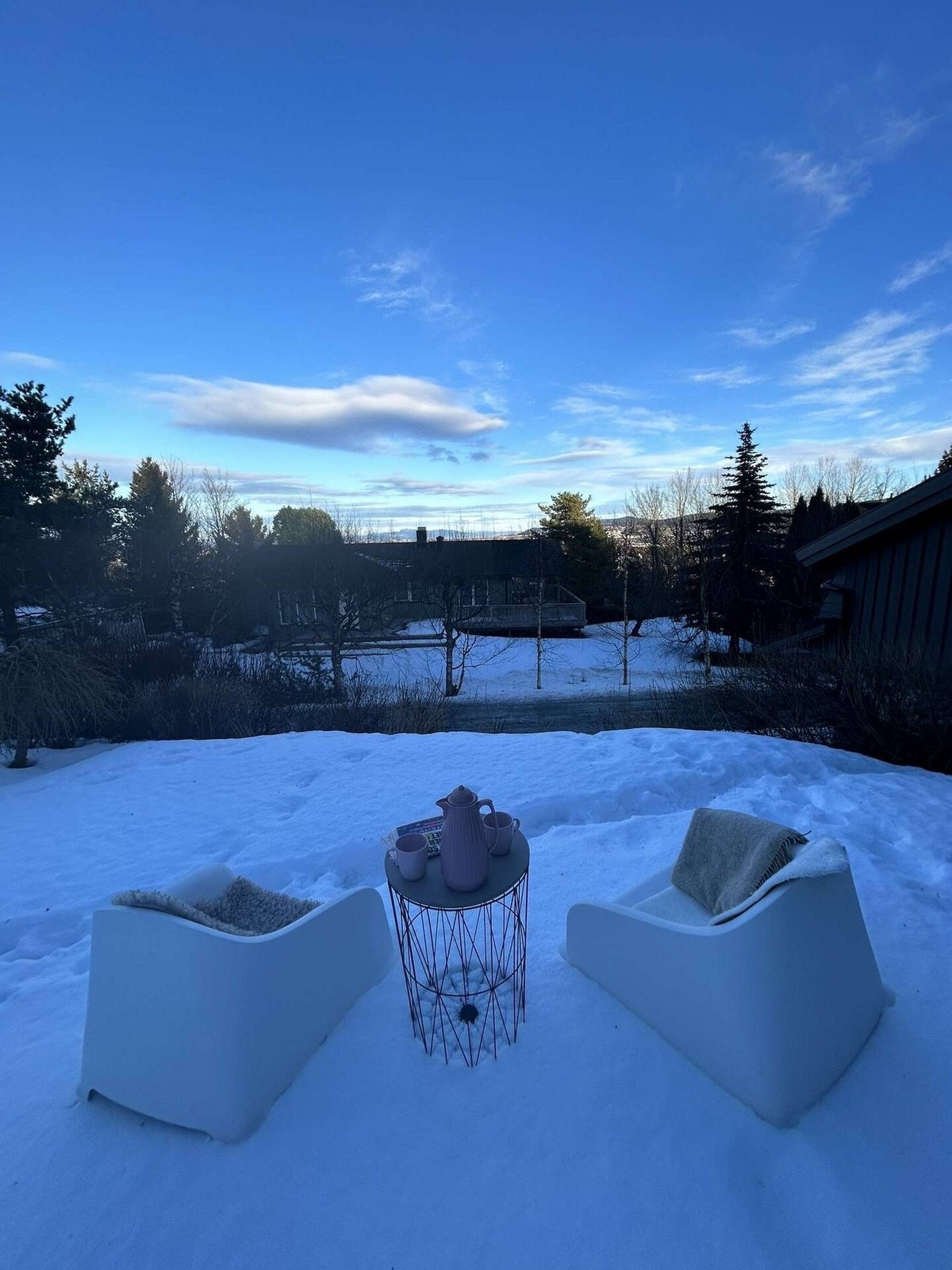 Hage med utsikt over byen. Galleribilde