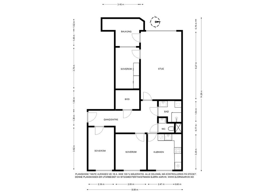 Plantegning Galleribilde