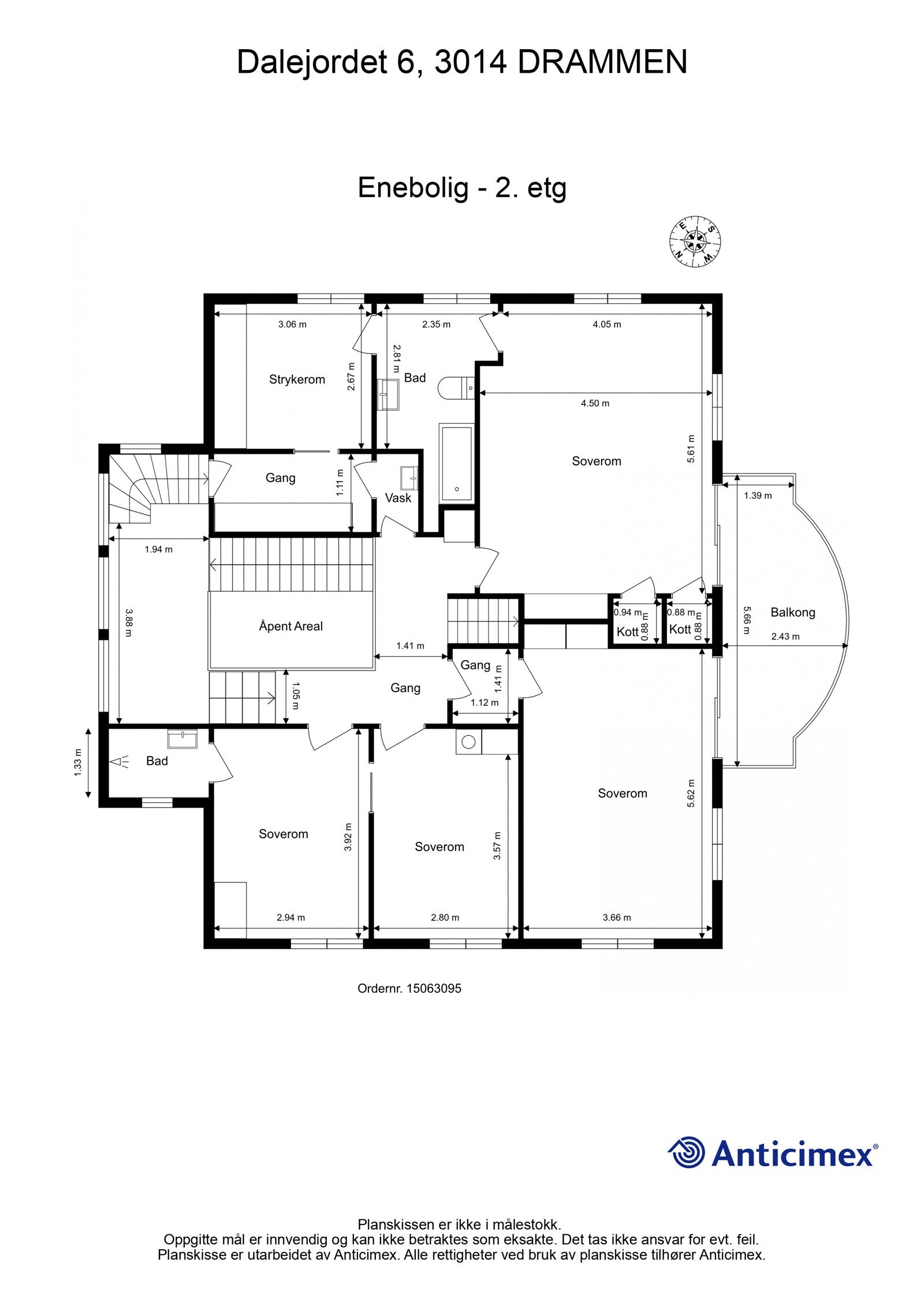 Plantegning 2.etg. Galleribilde