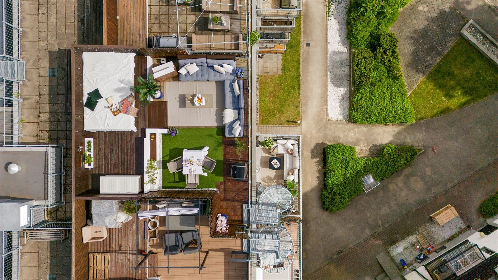 Dronebilde. Galleribilde