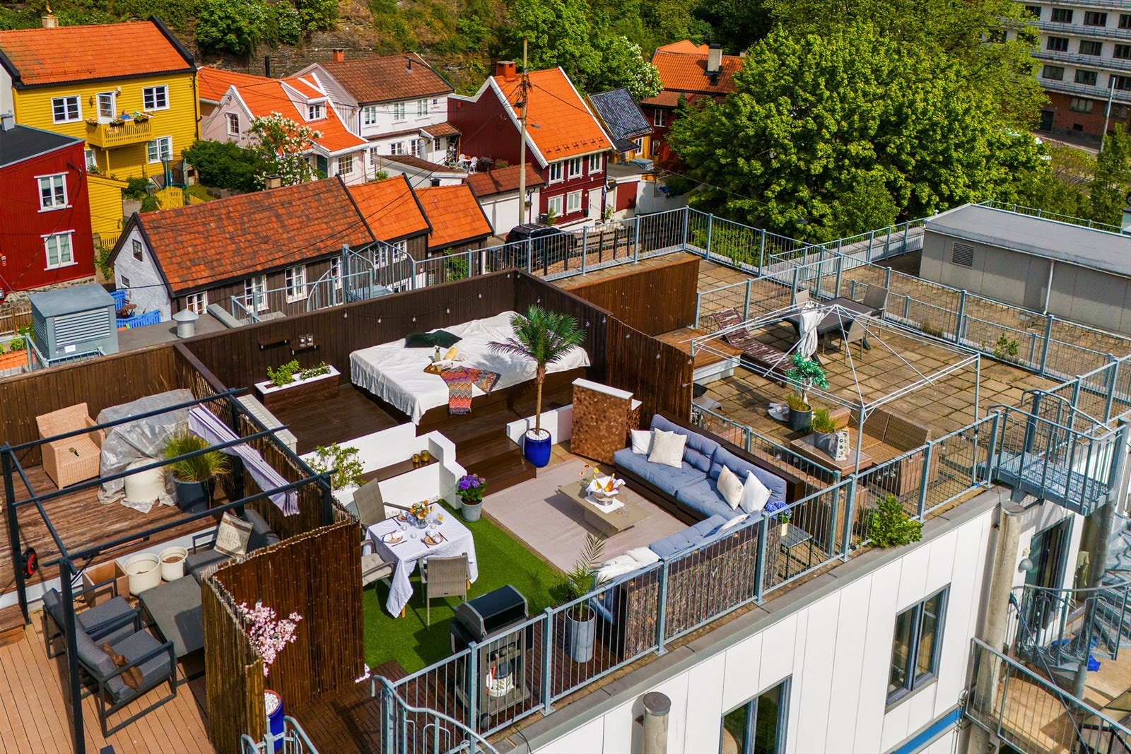 Dronebilde. Galleribilde