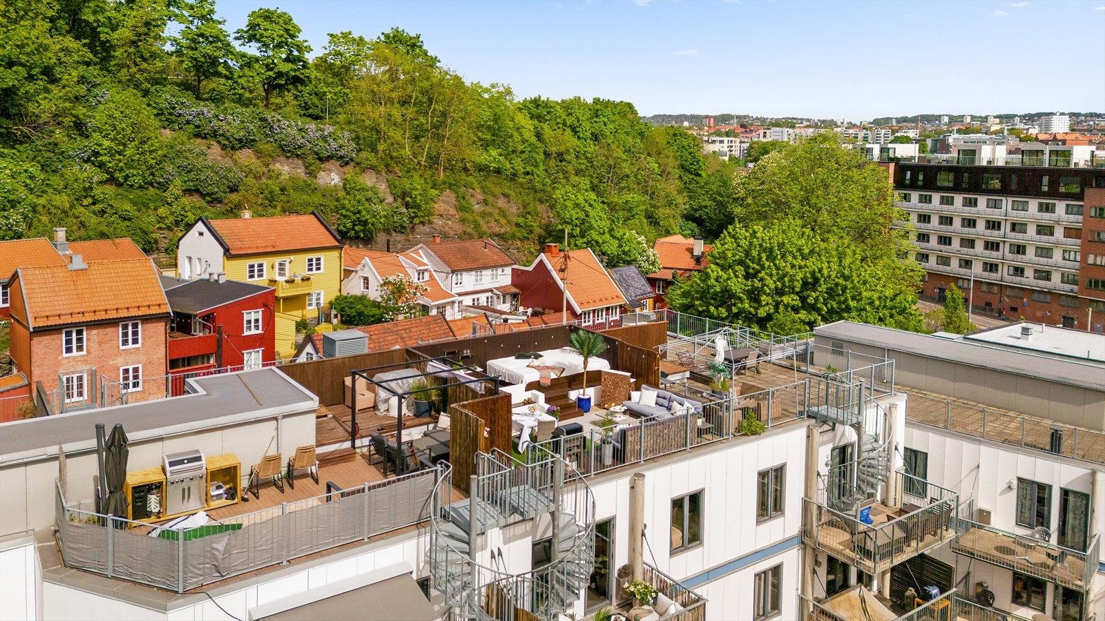 Dronebilde. Galleribilde