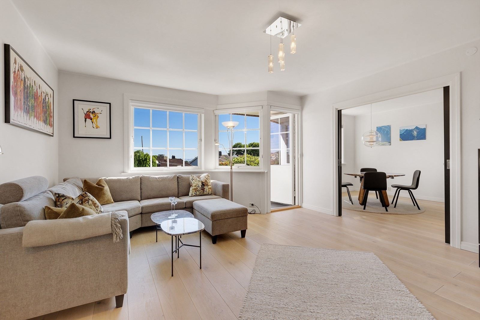 Flott leilighet med nydelig internbeliggenhet like ved Voldsløkka. Galleribilde