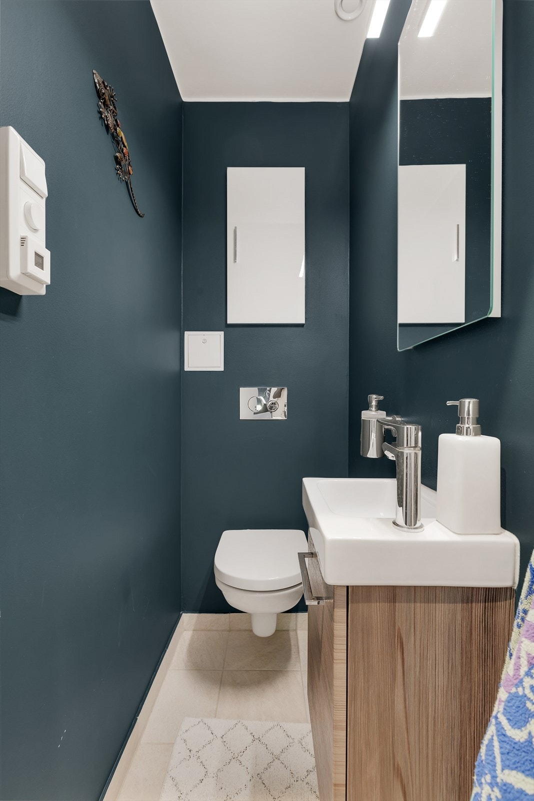 Det er også et separat toalettrom. Dette kommer praktisk med i hverdagen. Galleribilde