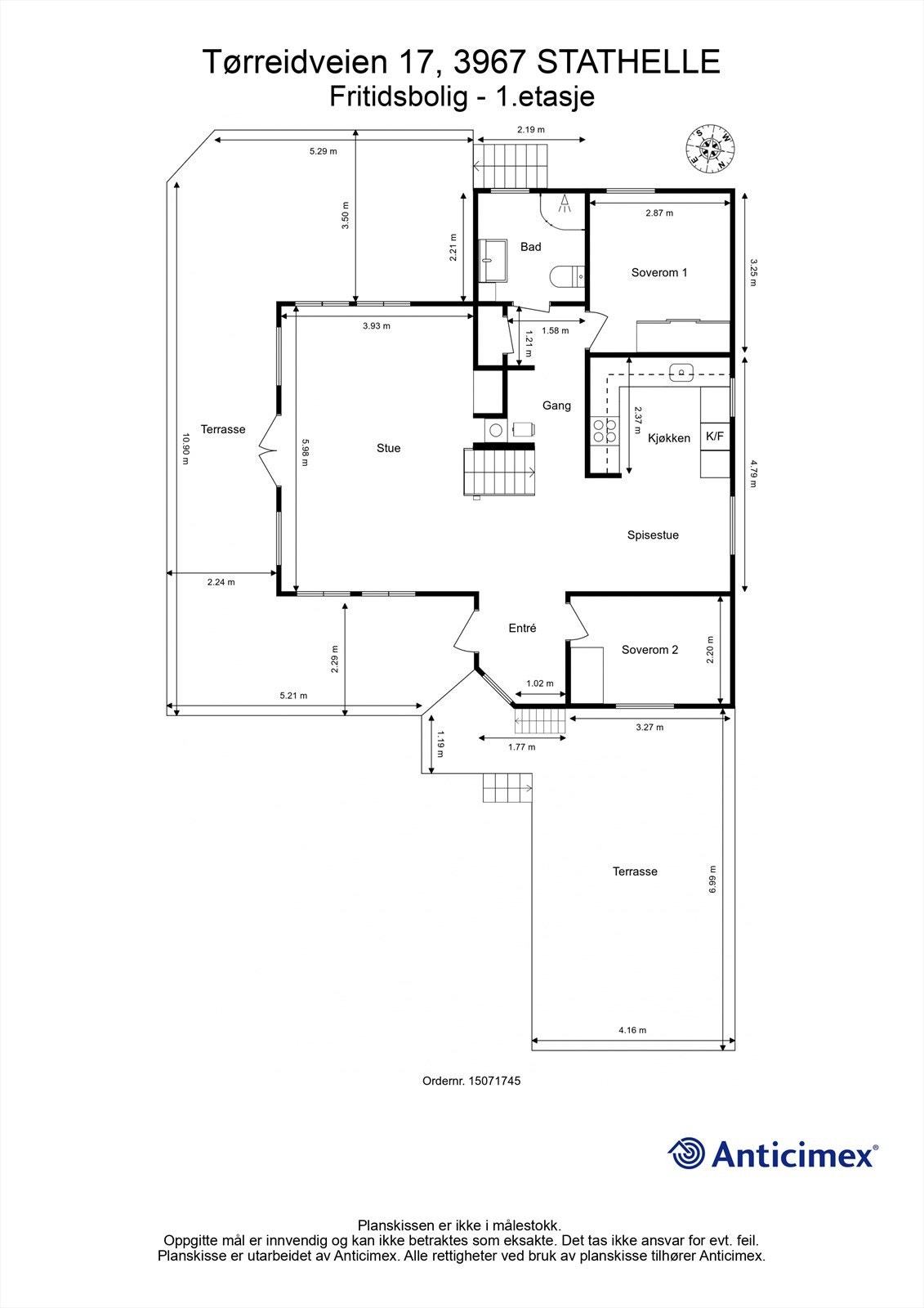 Plantegning - 1. etasje Galleribilde