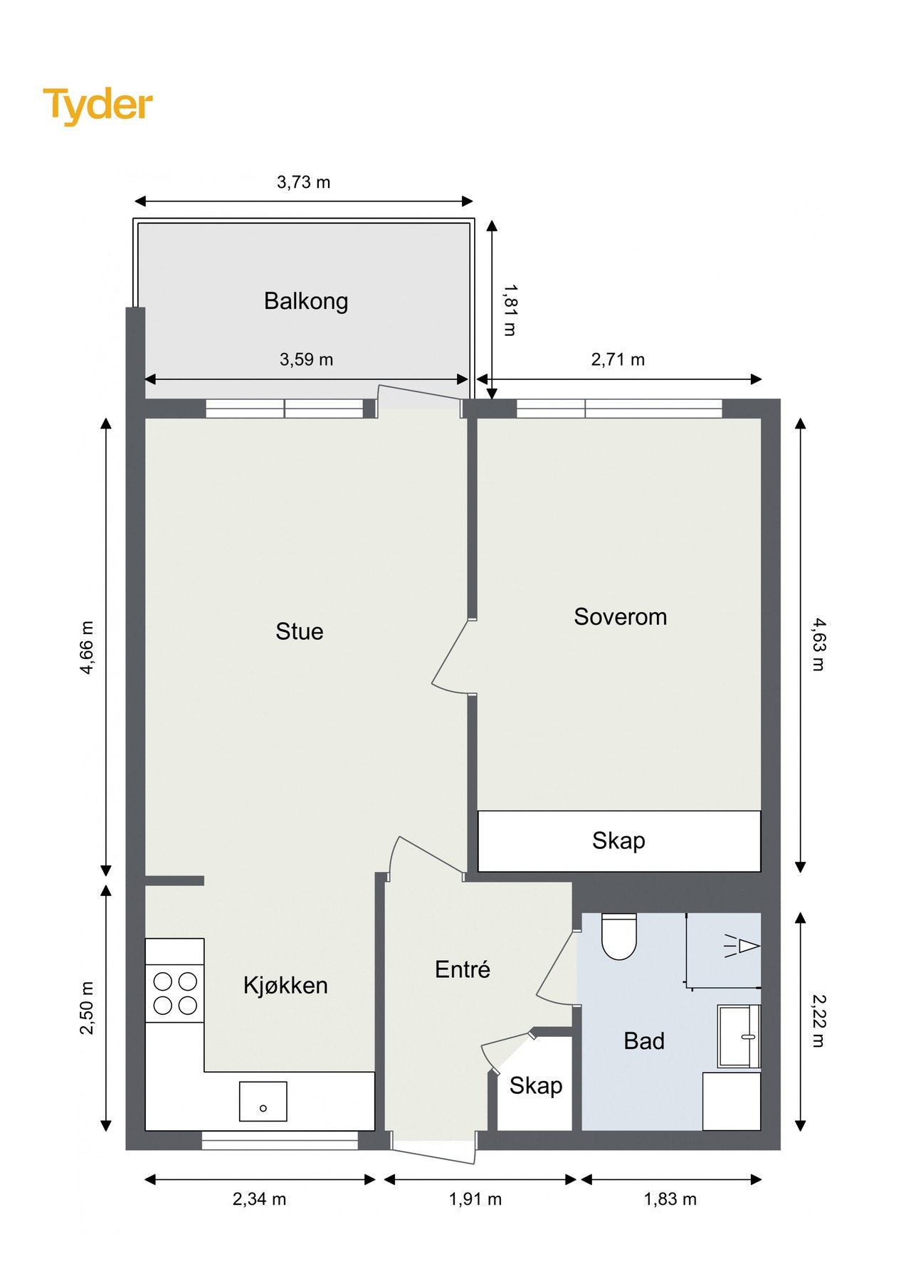 Plantegning. Galleribilde