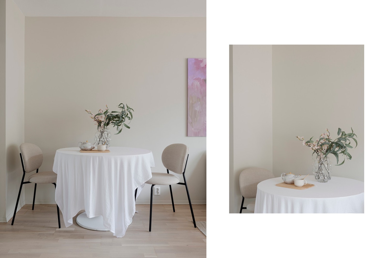 I stuen har du naturlig plass til et spisebord. Galleribilde