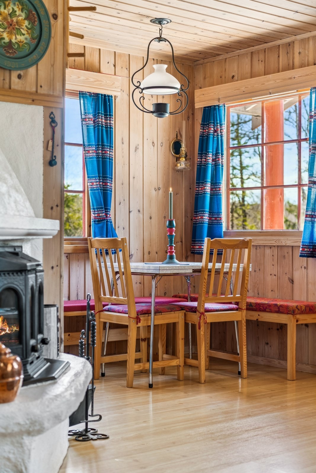 Spiseplass med fin utsikt Galleribilde