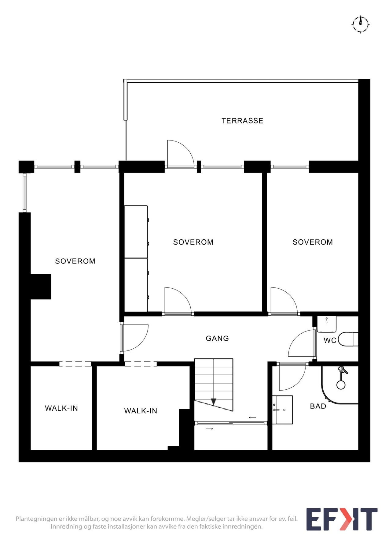 Planløsning u.etg. Galleribilde