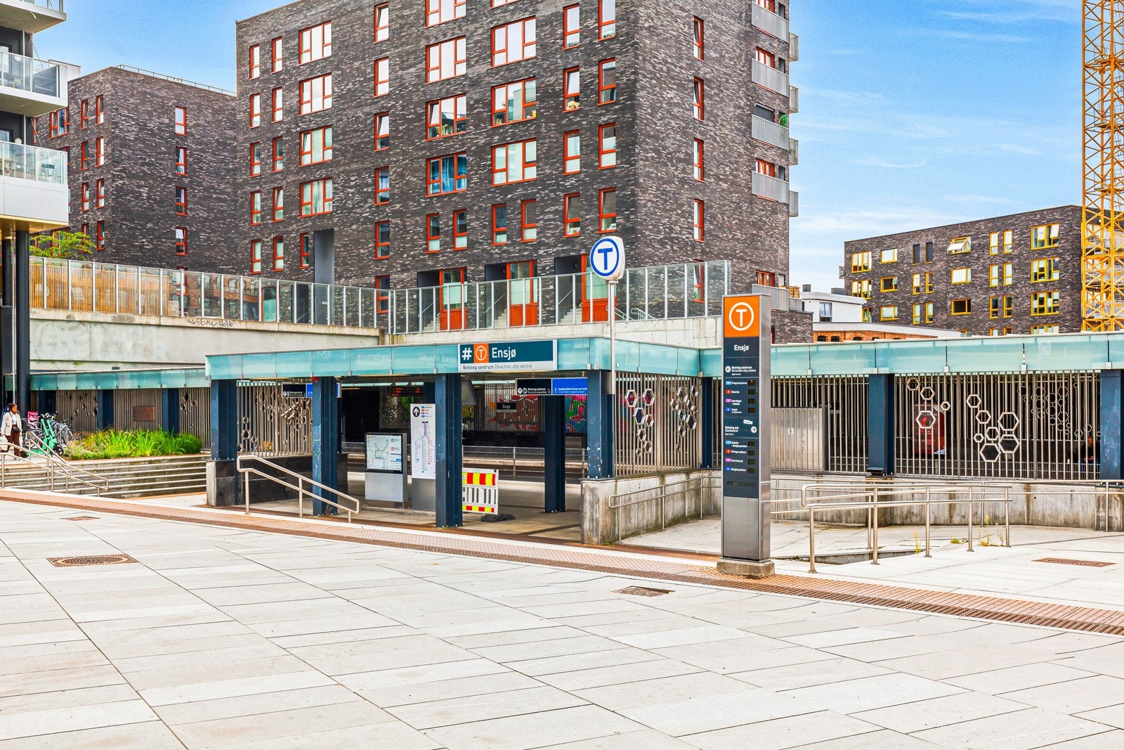 Det er kort vei til T-banen på Ensjø (og Tøyen). Galleribilde