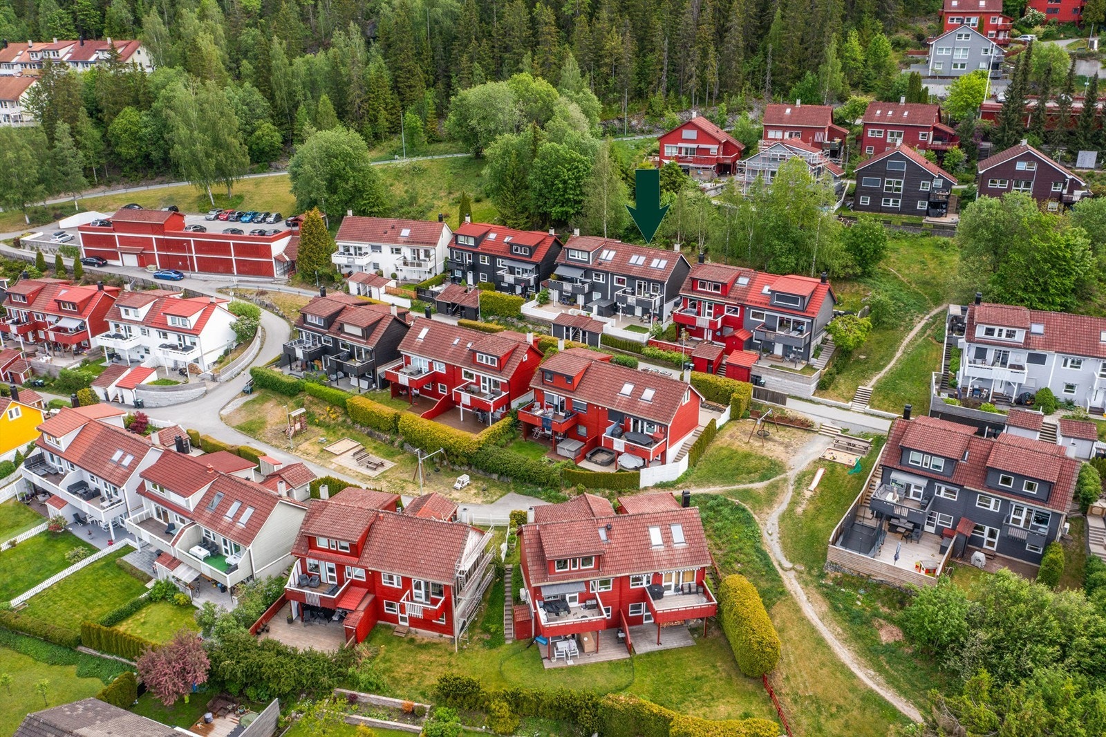 Hyggelig og familievennlig nabolag. Galleribilde