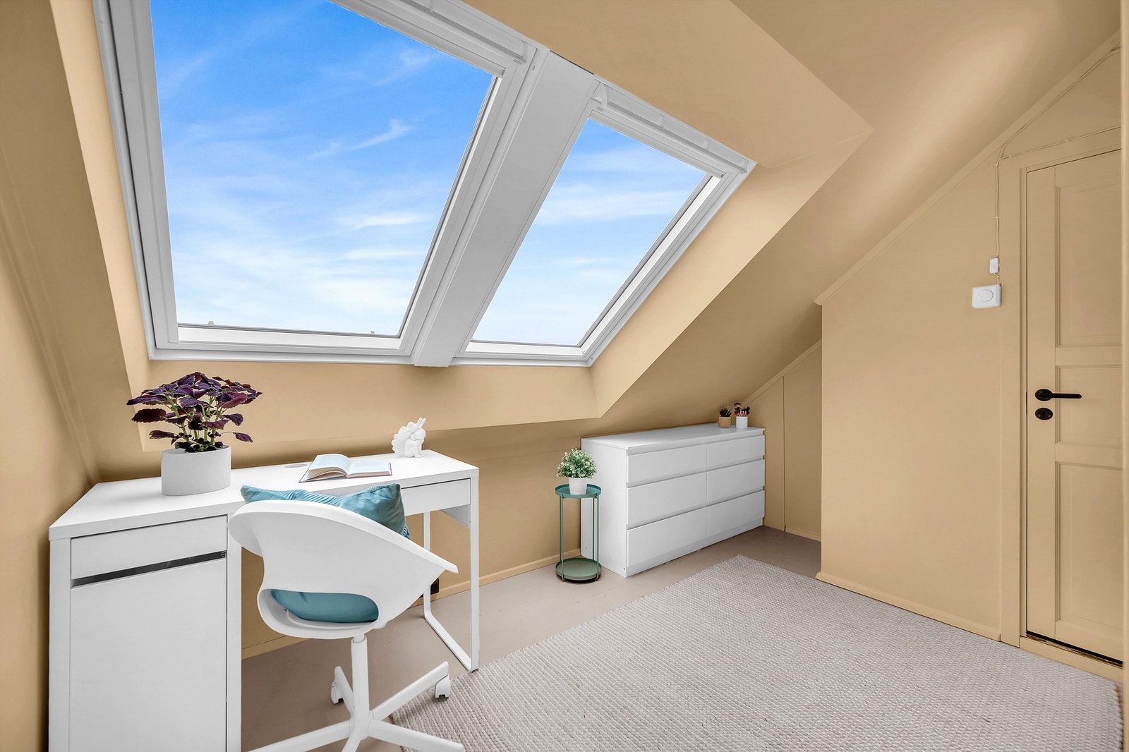 Soverom 4 er også perfekt som barnerom, kontor eller gjesterom. Galleribilde