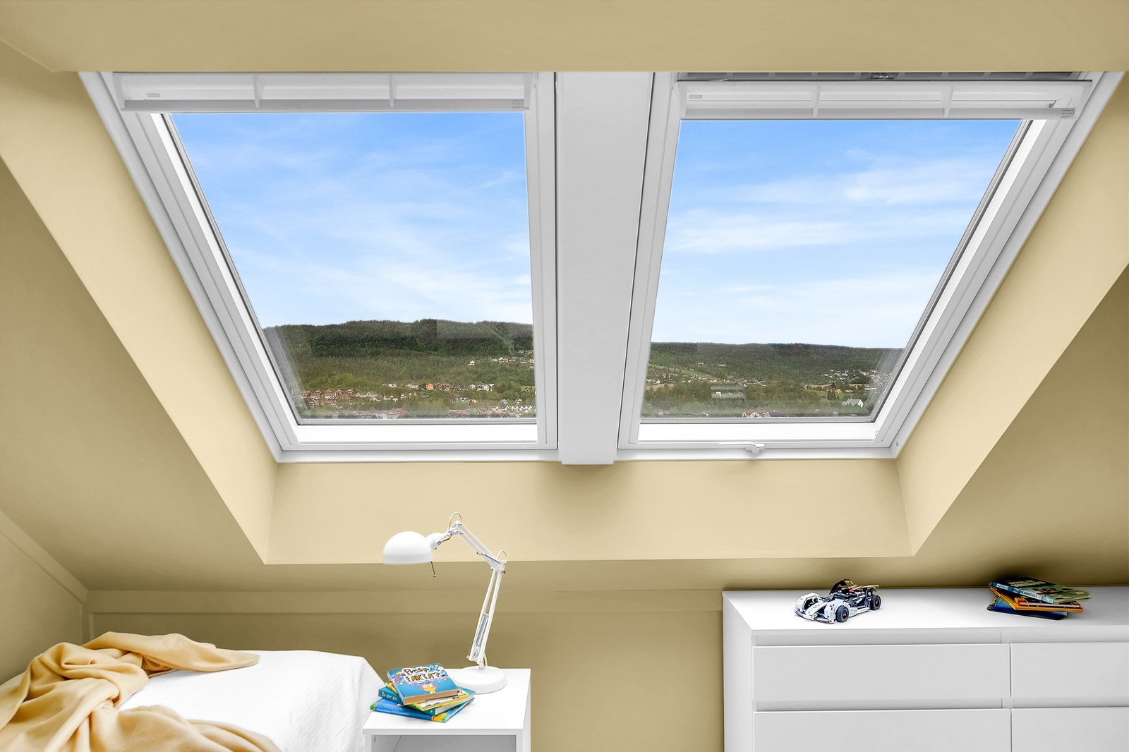 Soverom som egner seg godt til barnerom, kontor eller gjesterom, alt etter hva man har behov for. Galleribilde