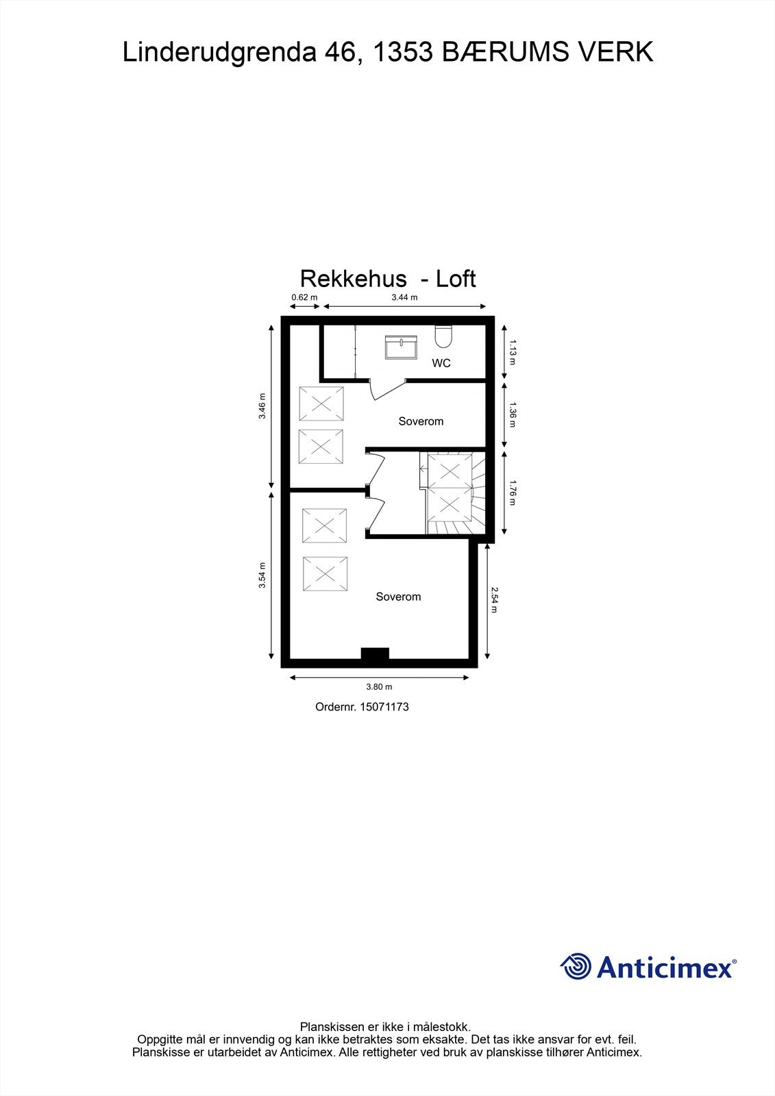 Plantegning-Loft Galleribilde