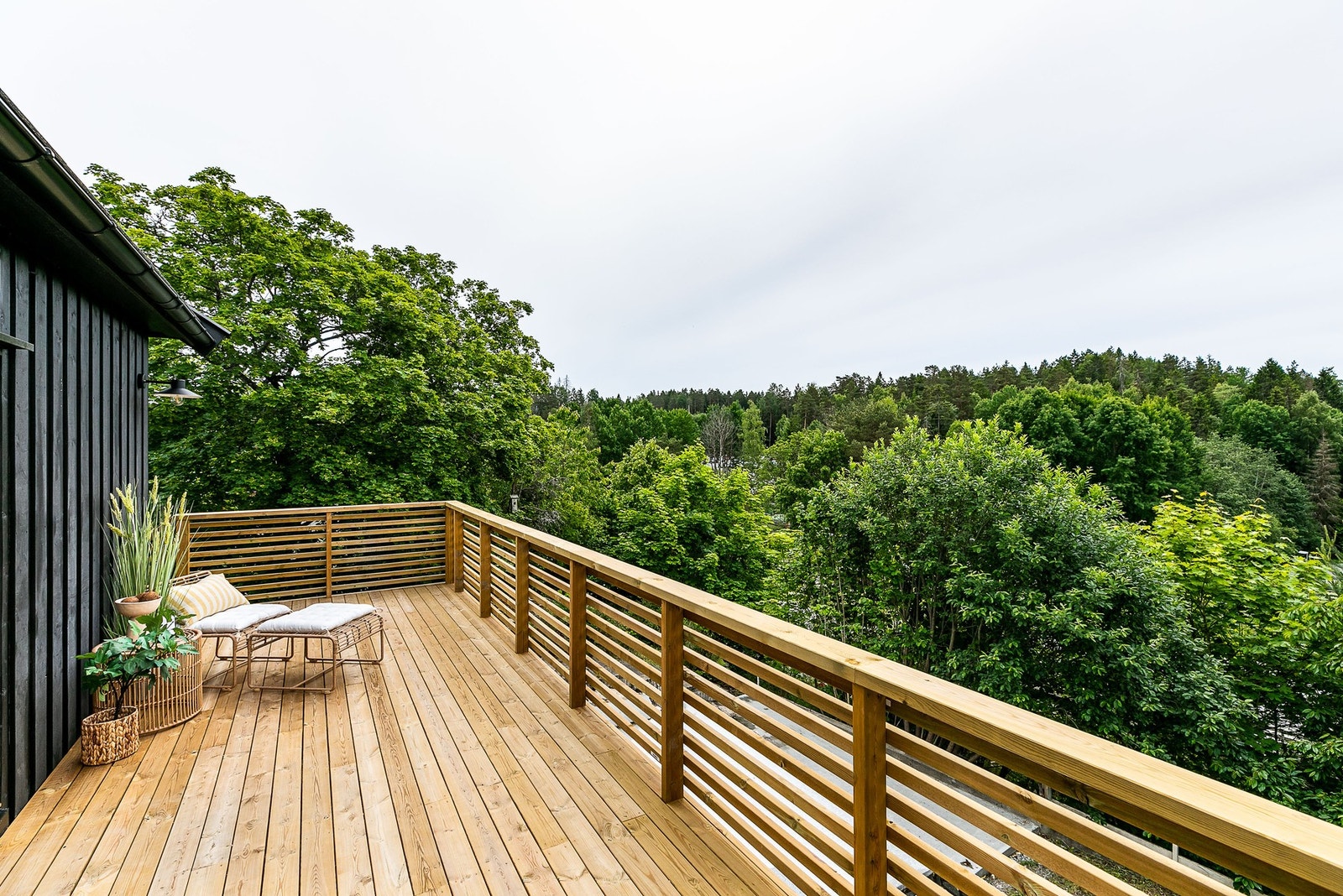 Frodig hage og utsikt. Foto: Børge Oppegård. Galleribilde