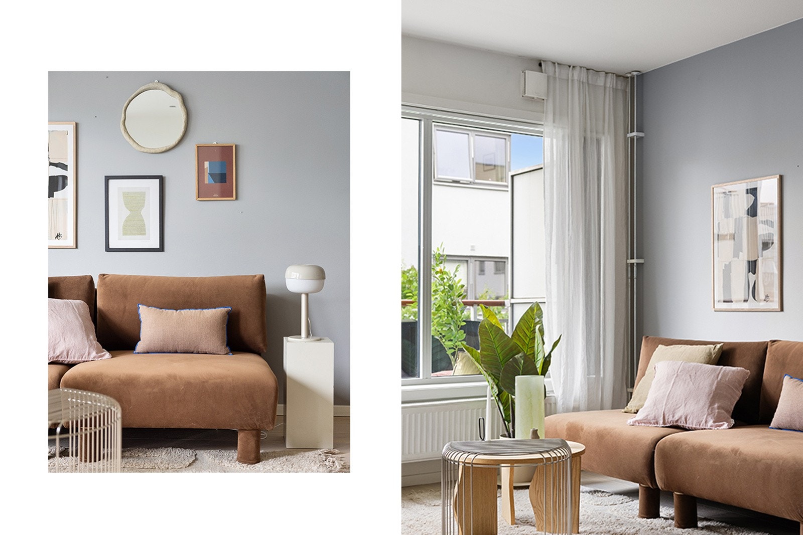 De store vindusflatene bidrar til en fantastisk romfølelse i leiligheten. Galleribilde