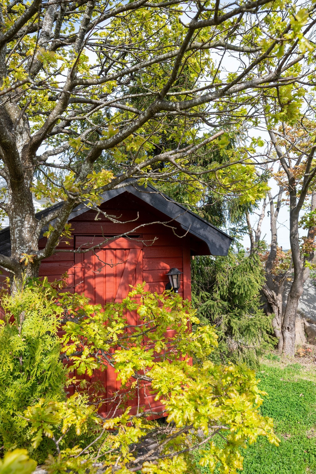 Det er utebod på tomten. Galleribilde