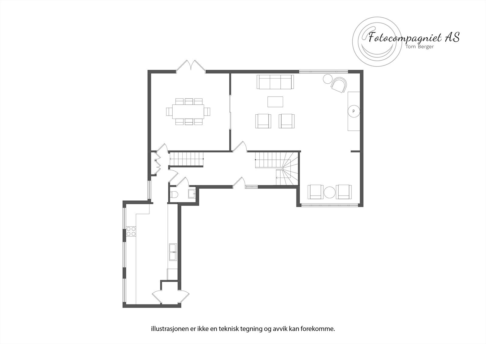 Plantegning - 1. Etg Galleribilde