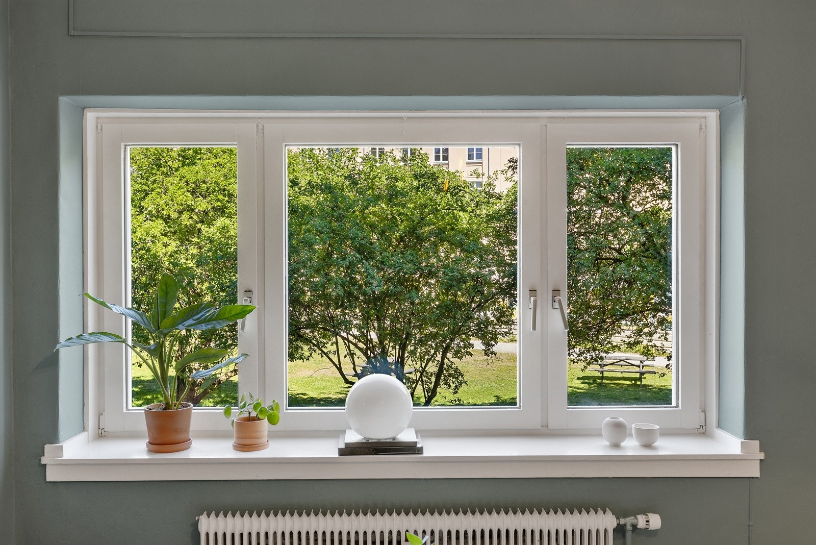 Frodig og hyggelig utsyn Galleribilde