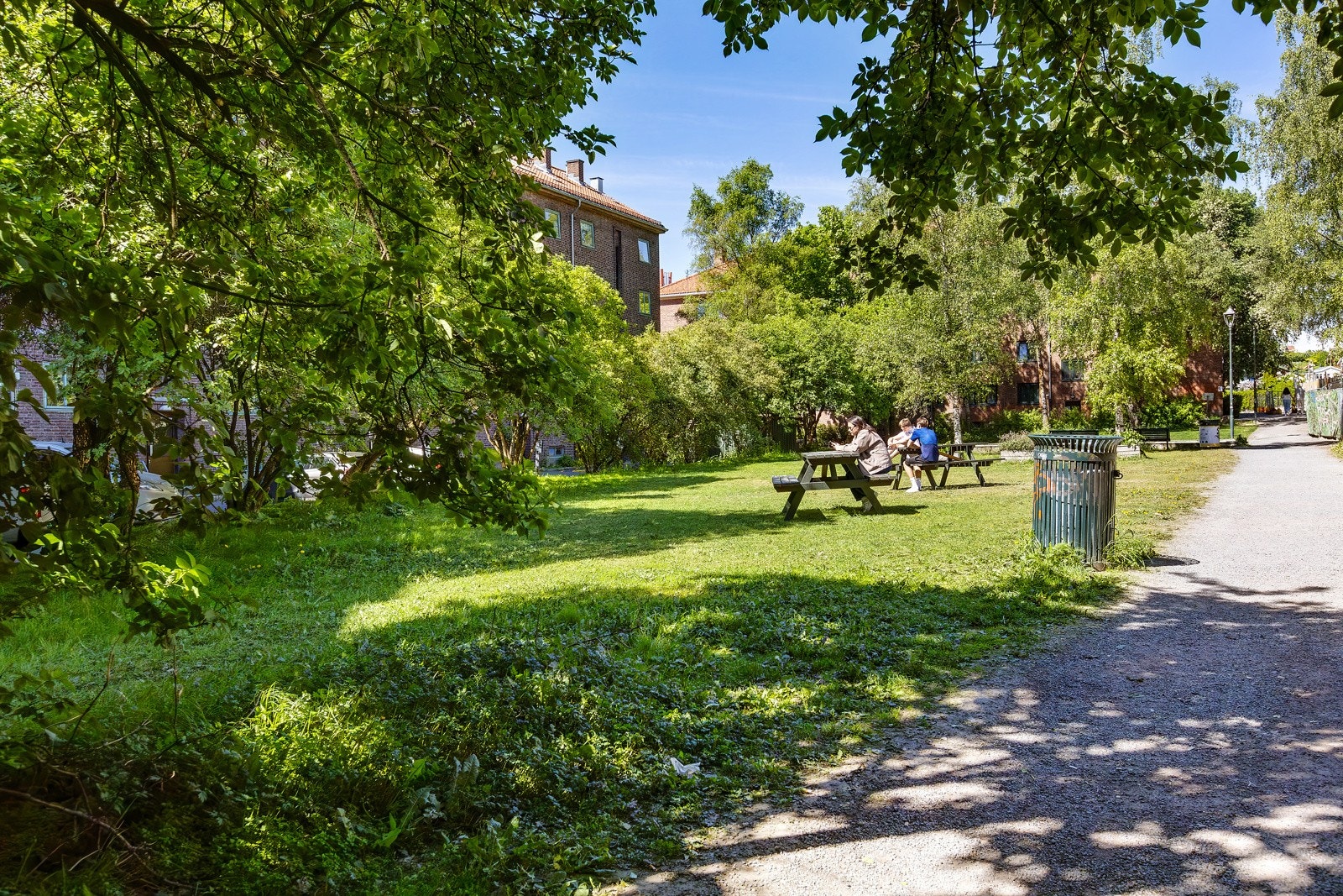 Fantastisk bakhage med gode solforhold. Galleribilde