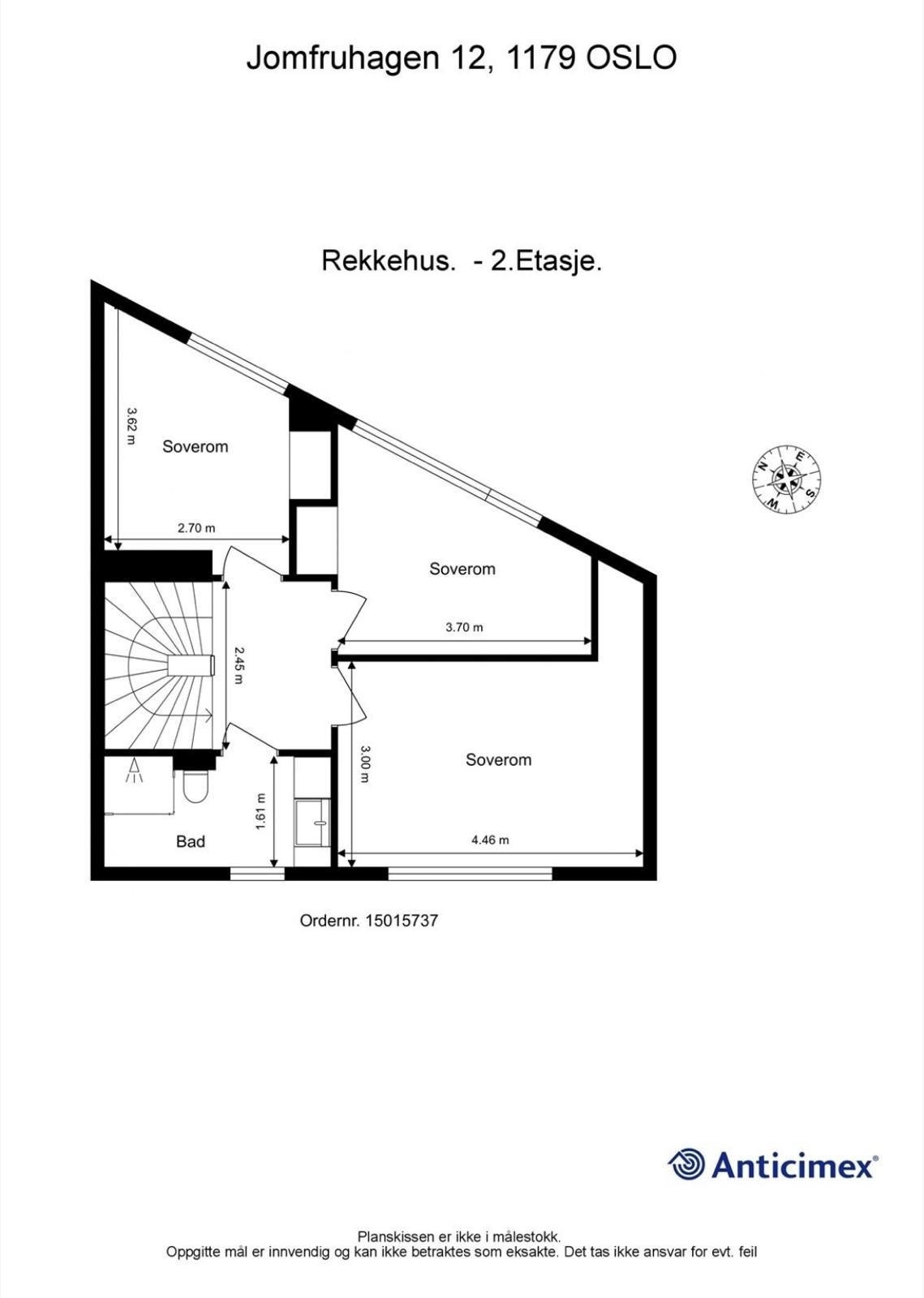 Plantegning 2. etg Galleribilde