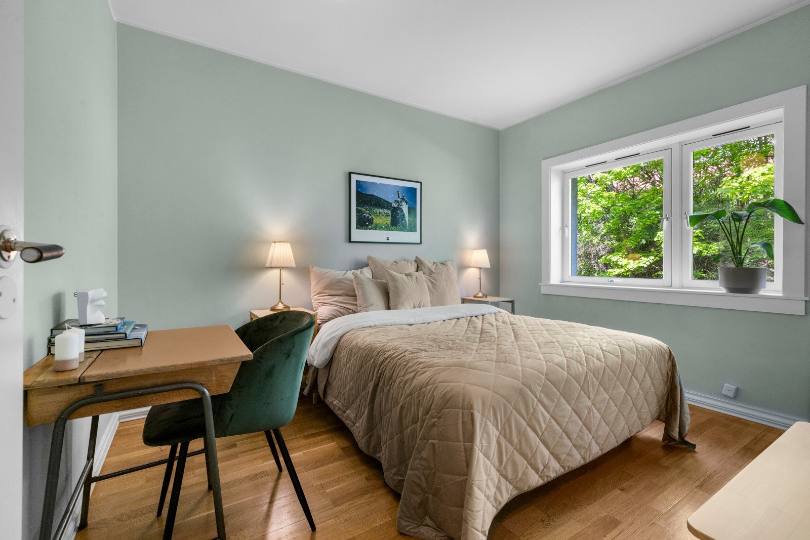 Romslig hovedsoverom Galleribilde