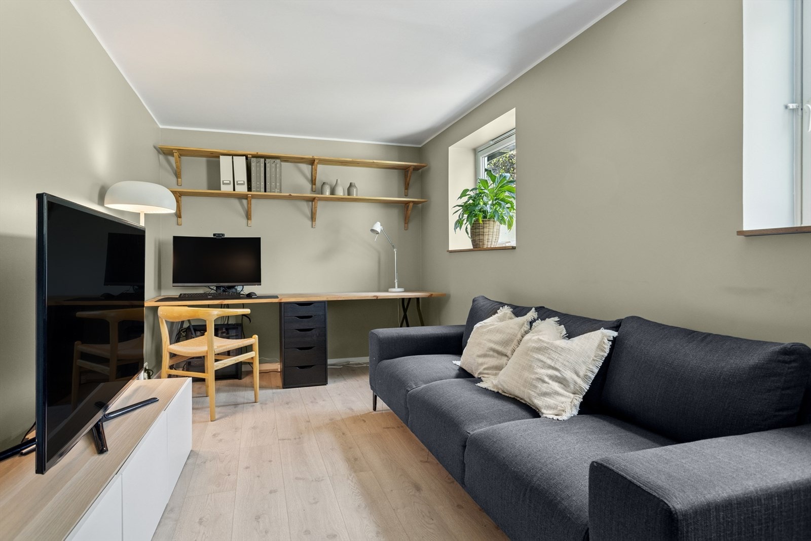Kjellerstue på ca. 22m². Galleribilde