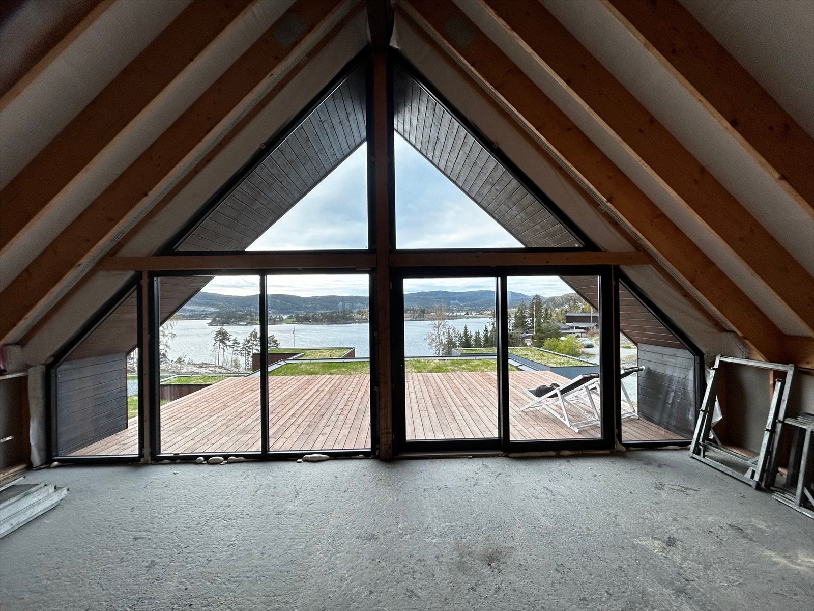 Fantastisk utsikt fra stua Galleribilde