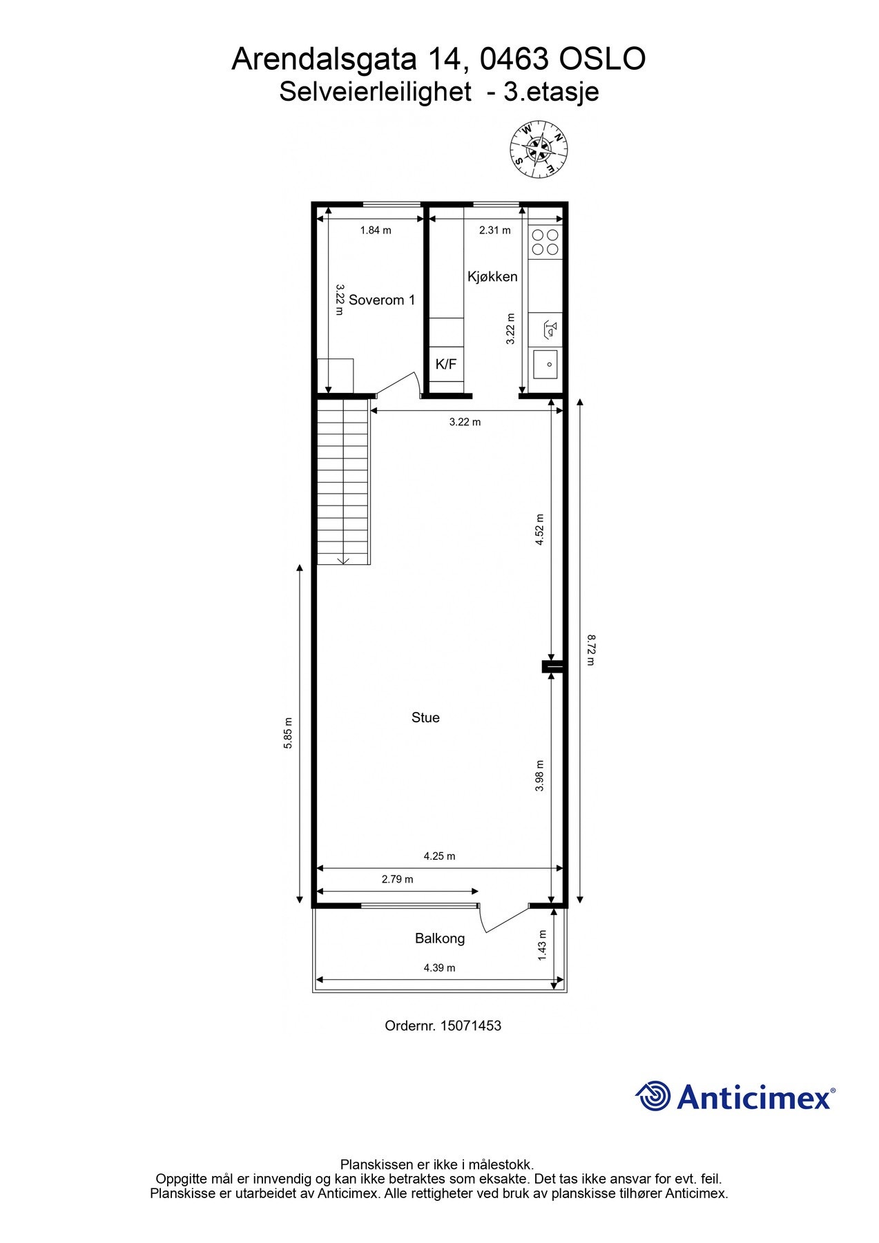 Her er vi i hovedetasjen. Galleribilde