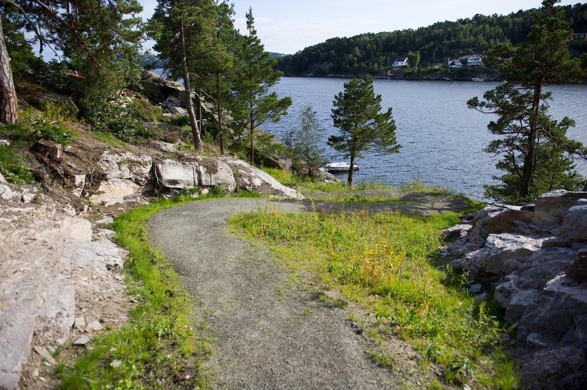 Strandstien - nærområde Galleribilde