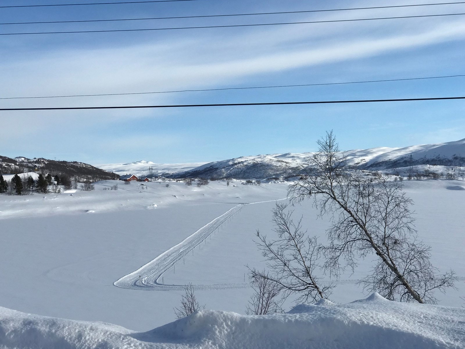 Vinter - Sløddfjorden - selgers foto Galleribilde