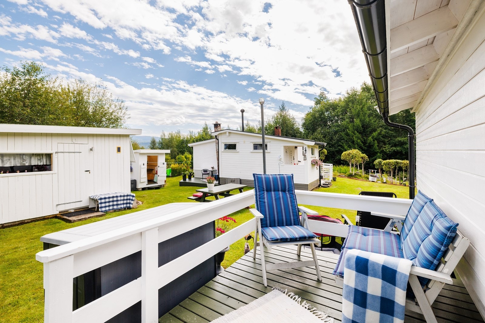 Utsynet fra brakken. Galleribilde