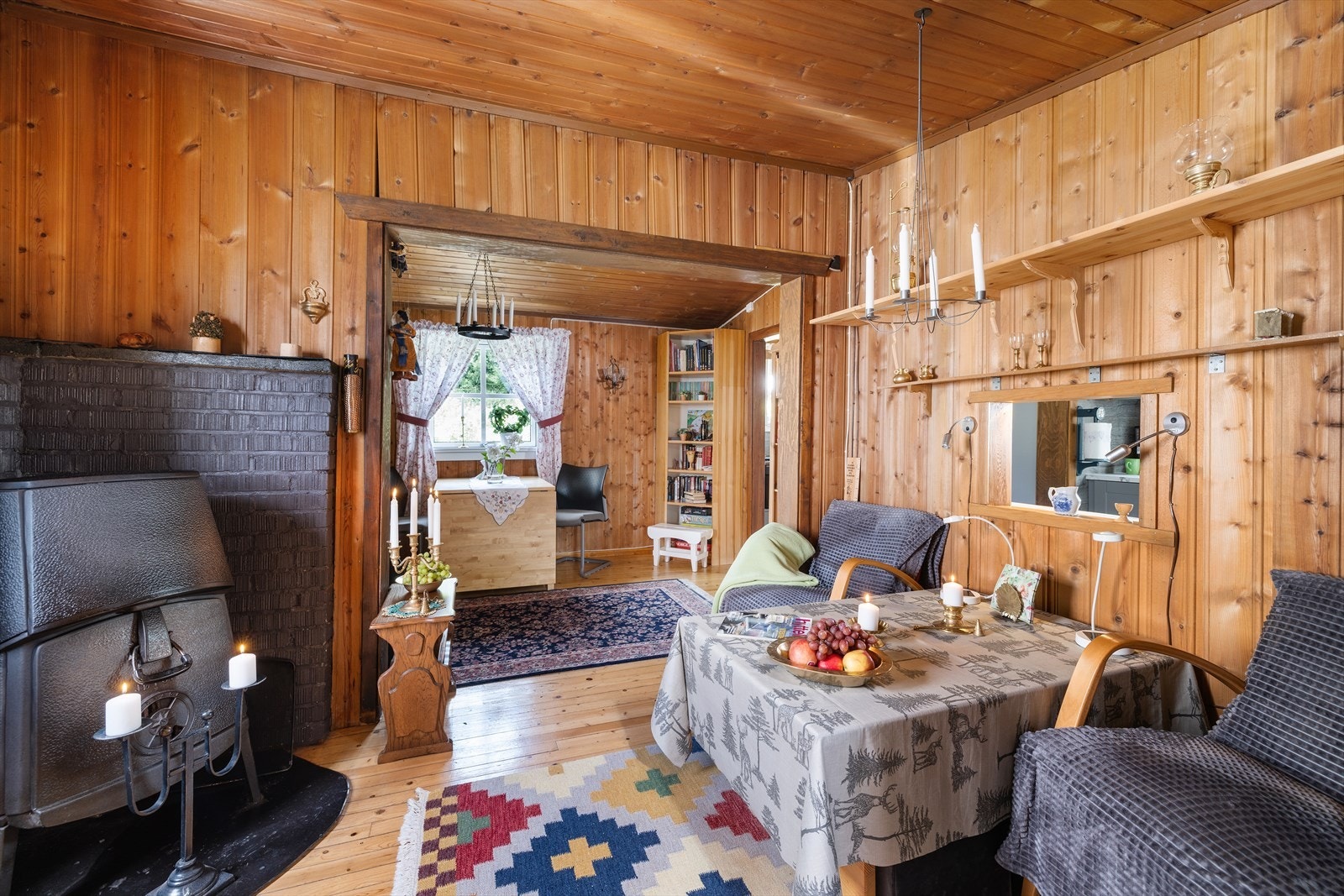 Vedovnen varmer godt på vinteren. Galleribilde