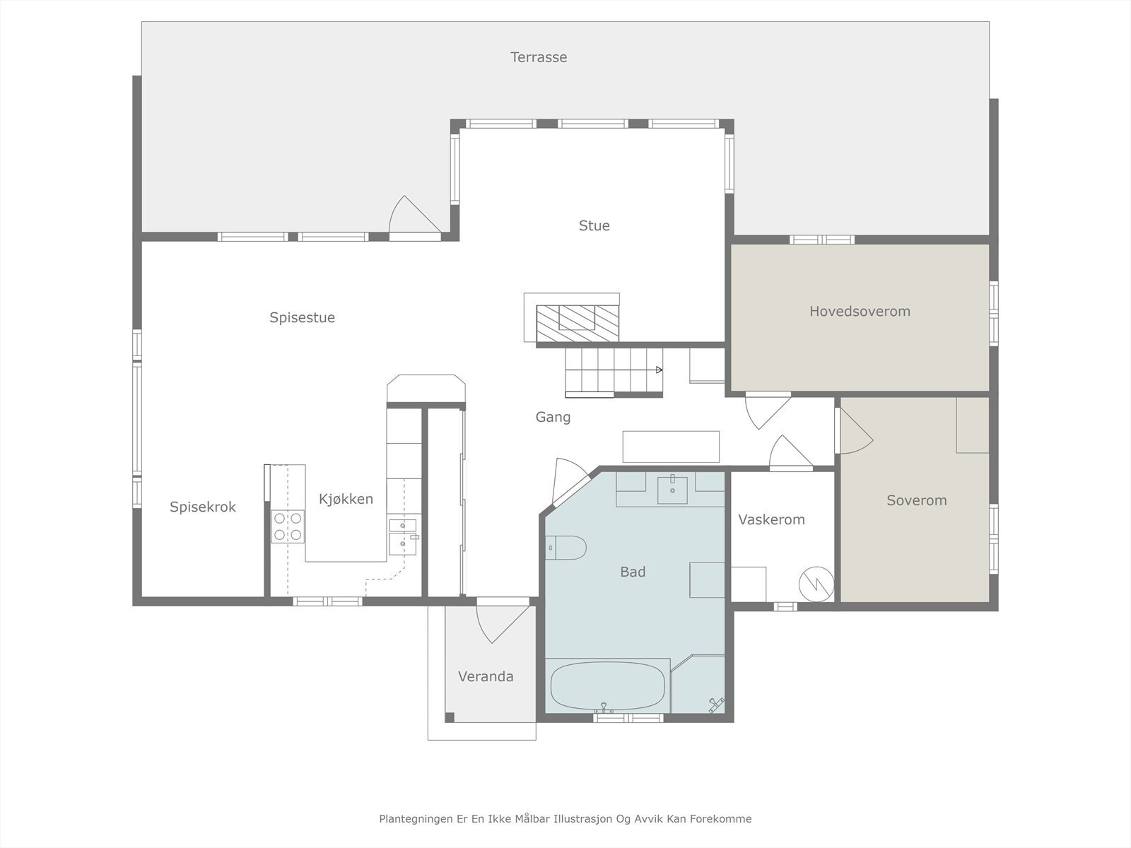 Plantegning Galleribilde