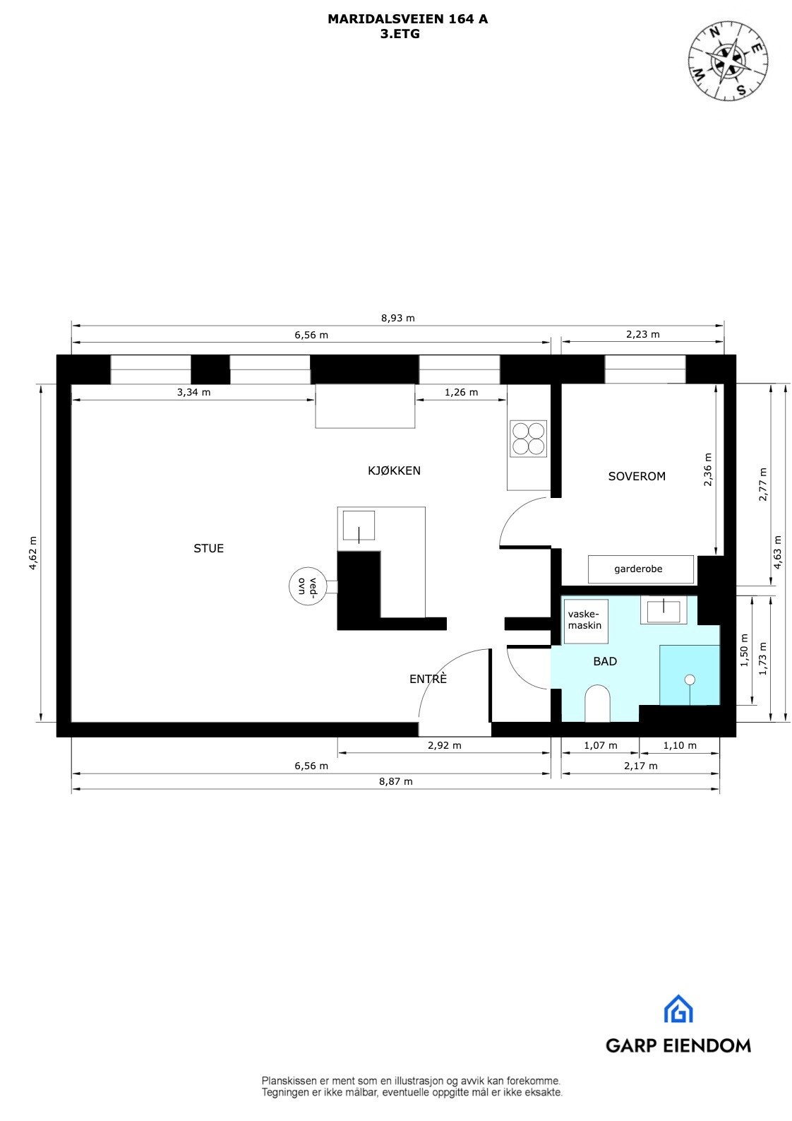 Plantegning Galleribilde